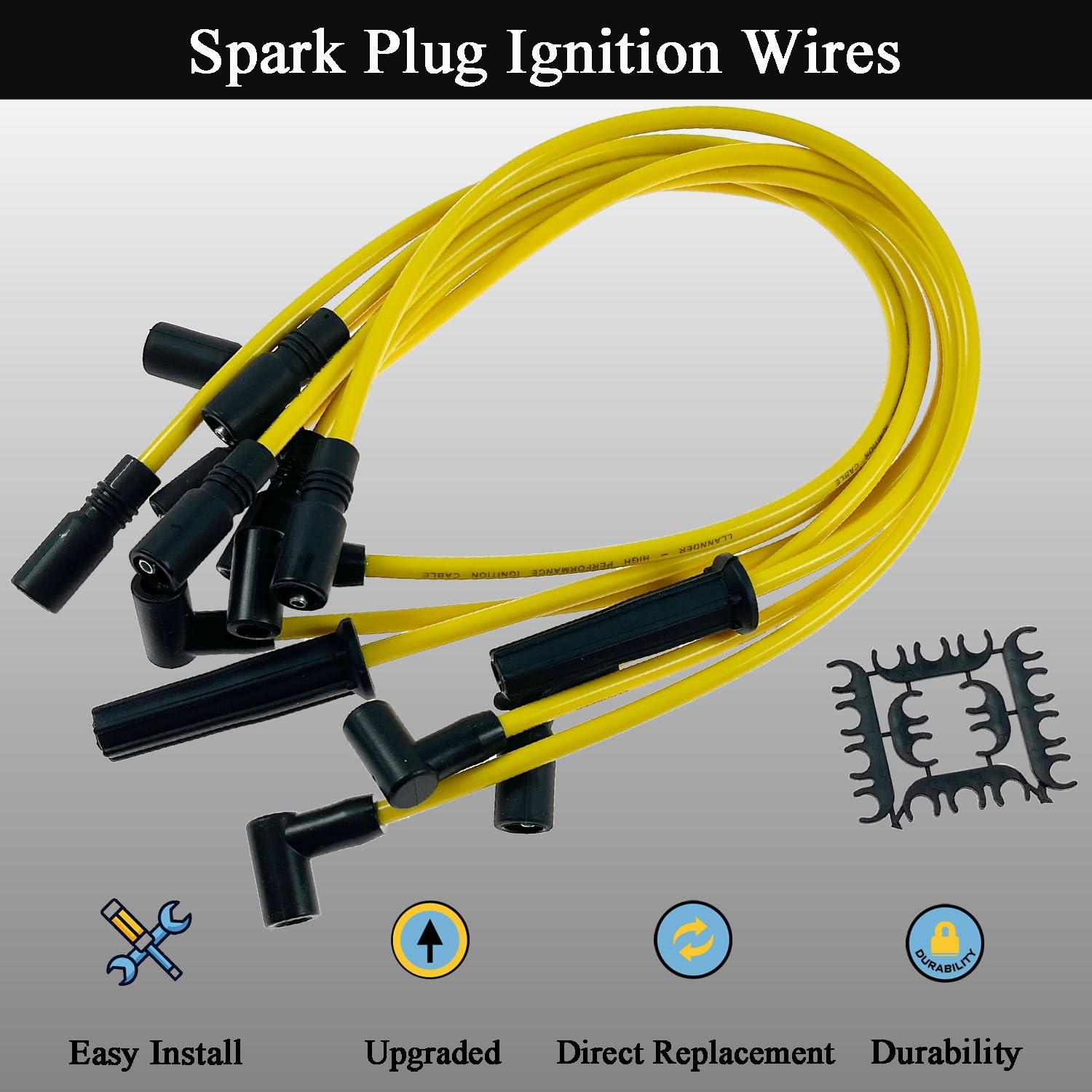 Juego de Cables de Bujía 8mm Llannder para V6 4.3L Chevy/GMC