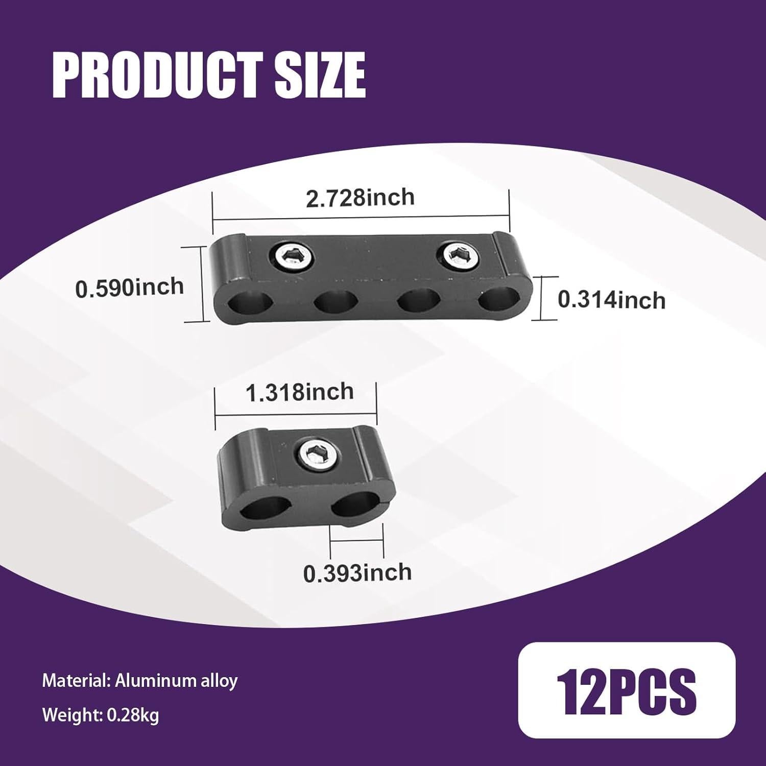 Pack 12 Retenedores de Cable de Bujía Yumfugu - Universal