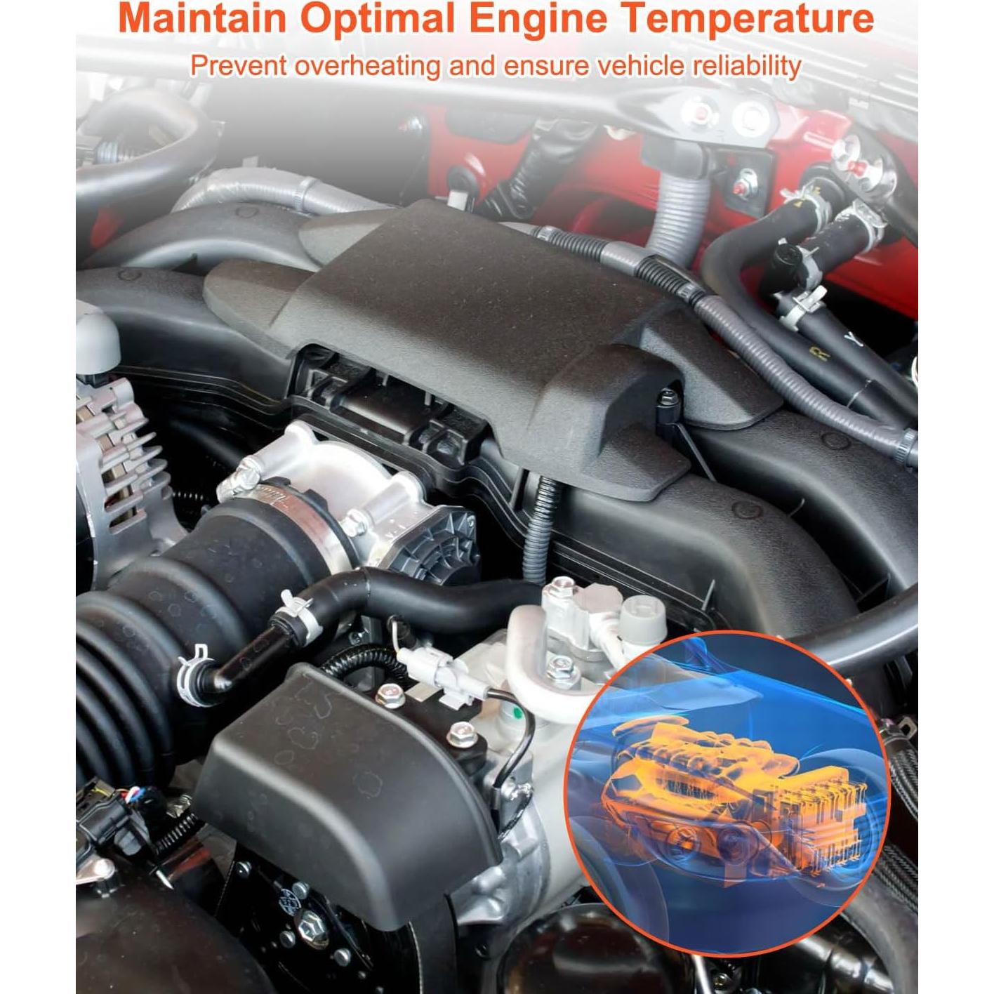 Entrada de Refrigerante de Motor Aluminio Jaloparts para VW/Audi