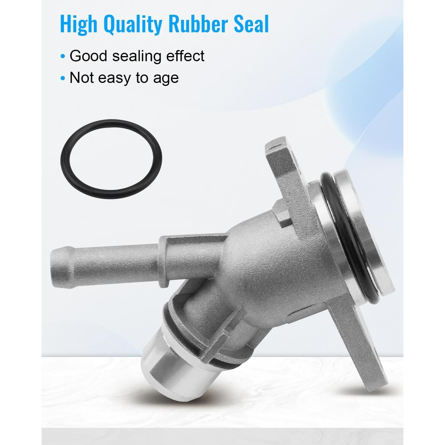 Flange de Enfriamiento de Aluminio JUWEVAZU 06H121132H para Audi