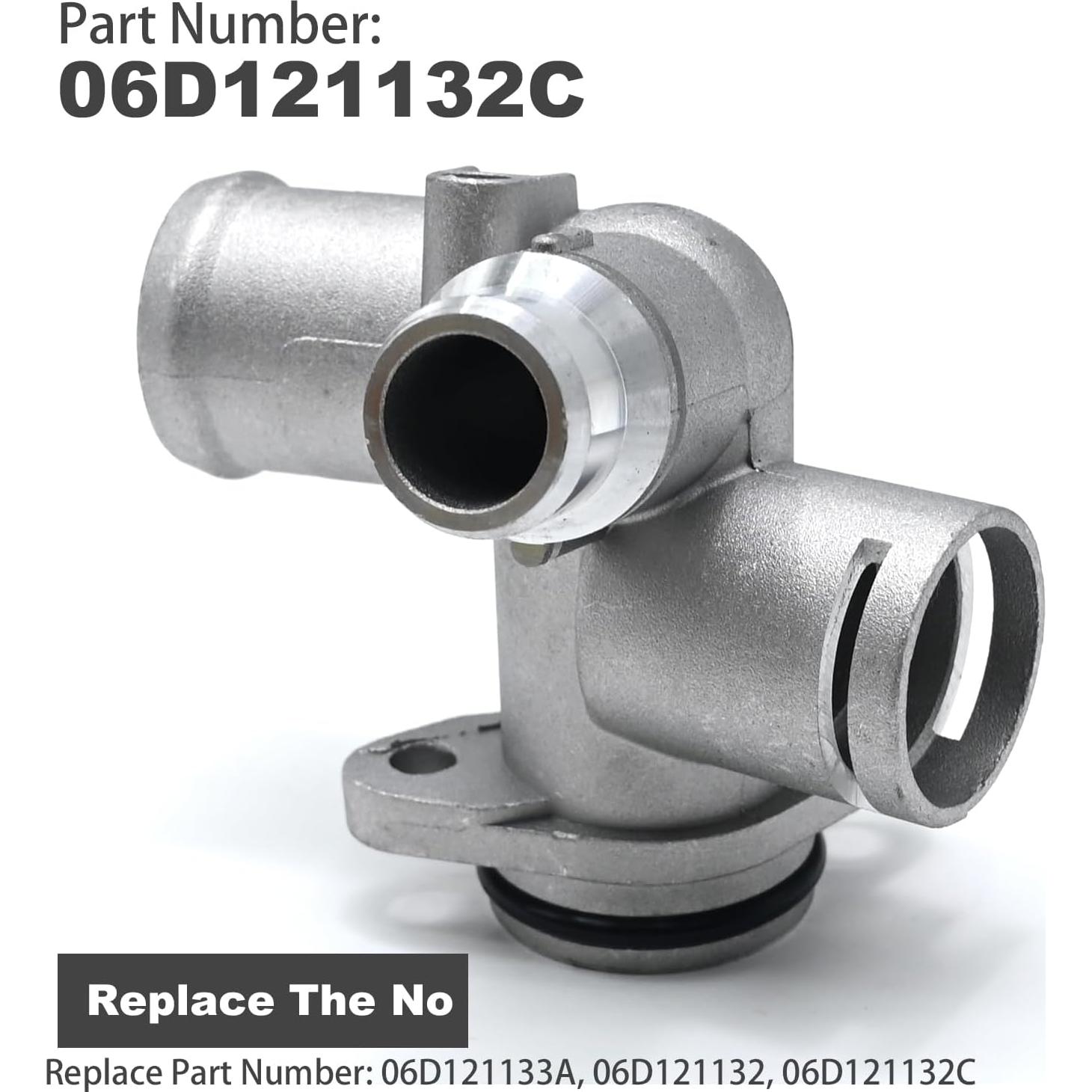 Brida de Manguera de Refrigerante Aluminio UOIENRT Audi A4 2005-2009