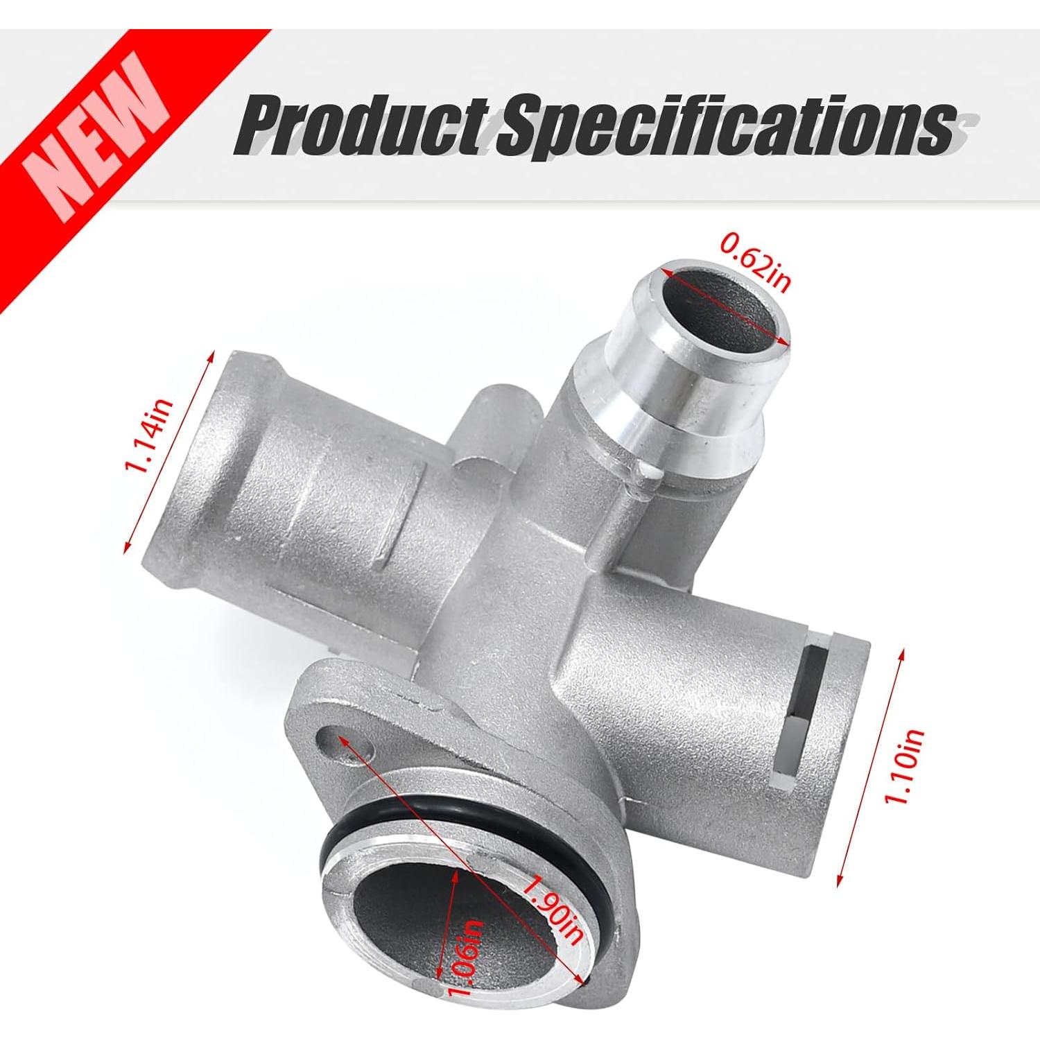 Brida de Manguera de Refrigerante Aluminio UOIENRT Audi A4 2005-2009