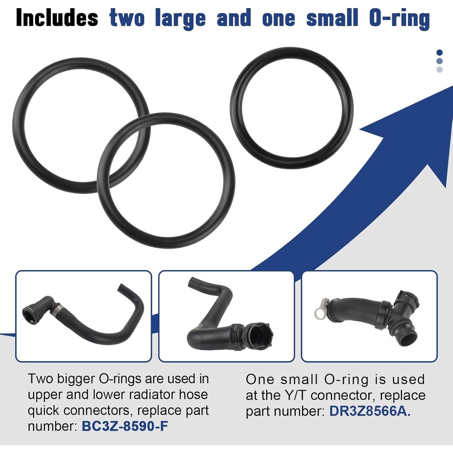 Kit O-Ring Radiador y Tee Refrigerante Ford F-150 5.0L 2011-18