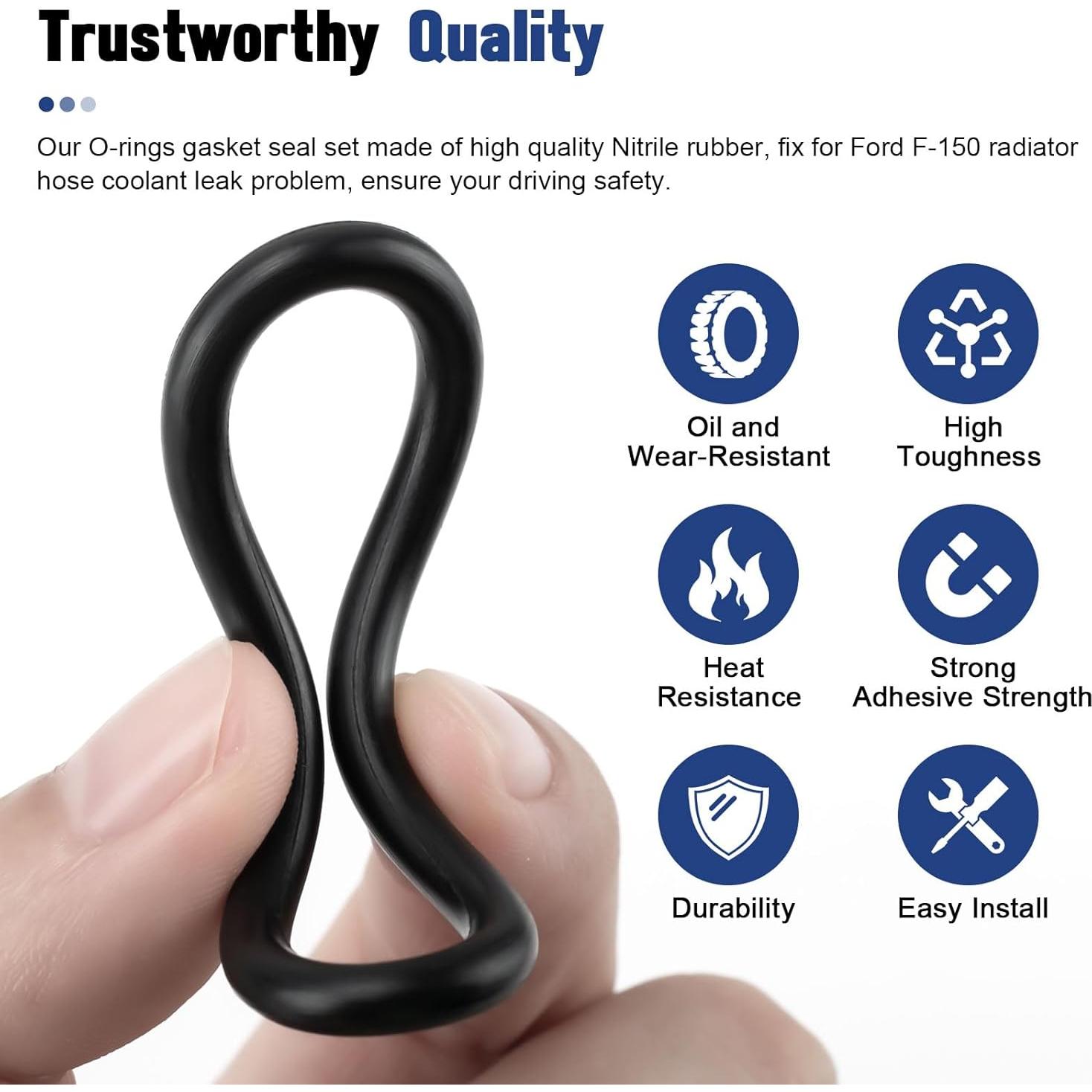 Kit O-Ring Radiador y Tee Refrigerante Ford F-150 5.0L 2011-18