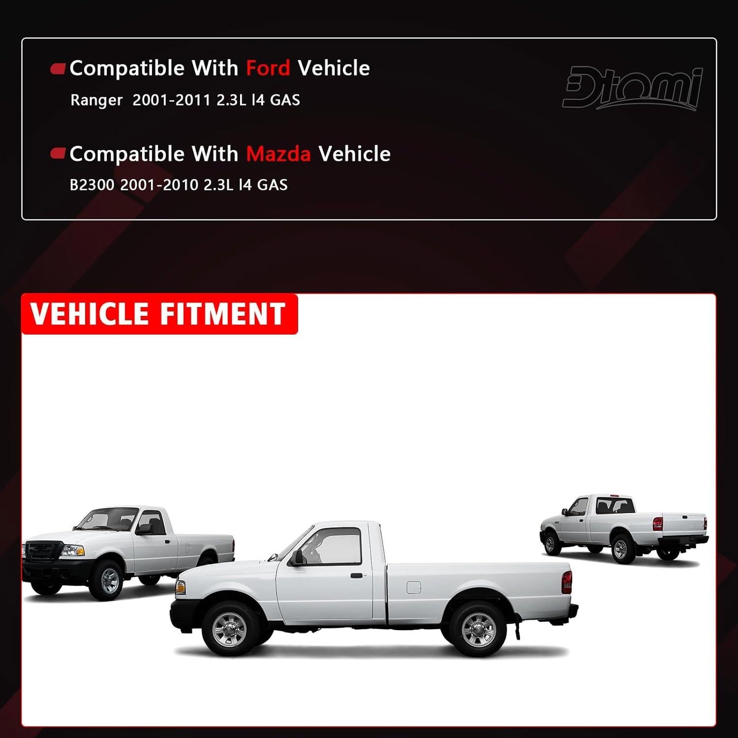 Tanque de Expansión Refrigerante Radiador Dtomi 1.3L Ford Mazda
