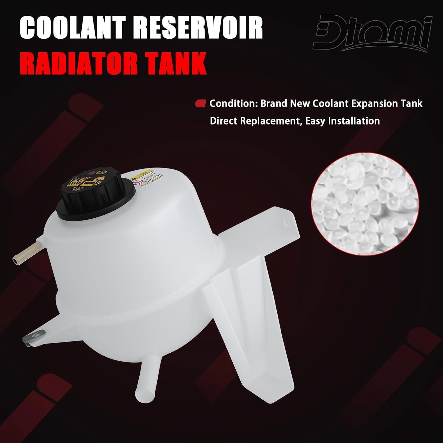 Tanque de Expansión Refrigerante Radiador Dtomi 1.3L Ford Mazda