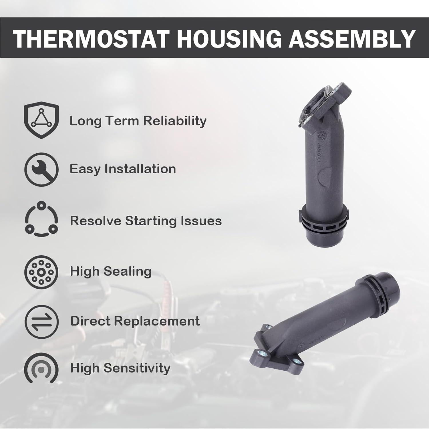 Brida de Refrigerante CYEXAO 11127810707 para BMW/Audi/Mercedes