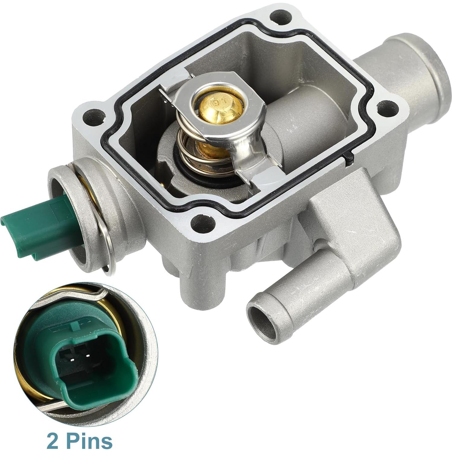 Carcasa de Termostato uxcell 1336Z0 para Peugeot 206 2003-2009