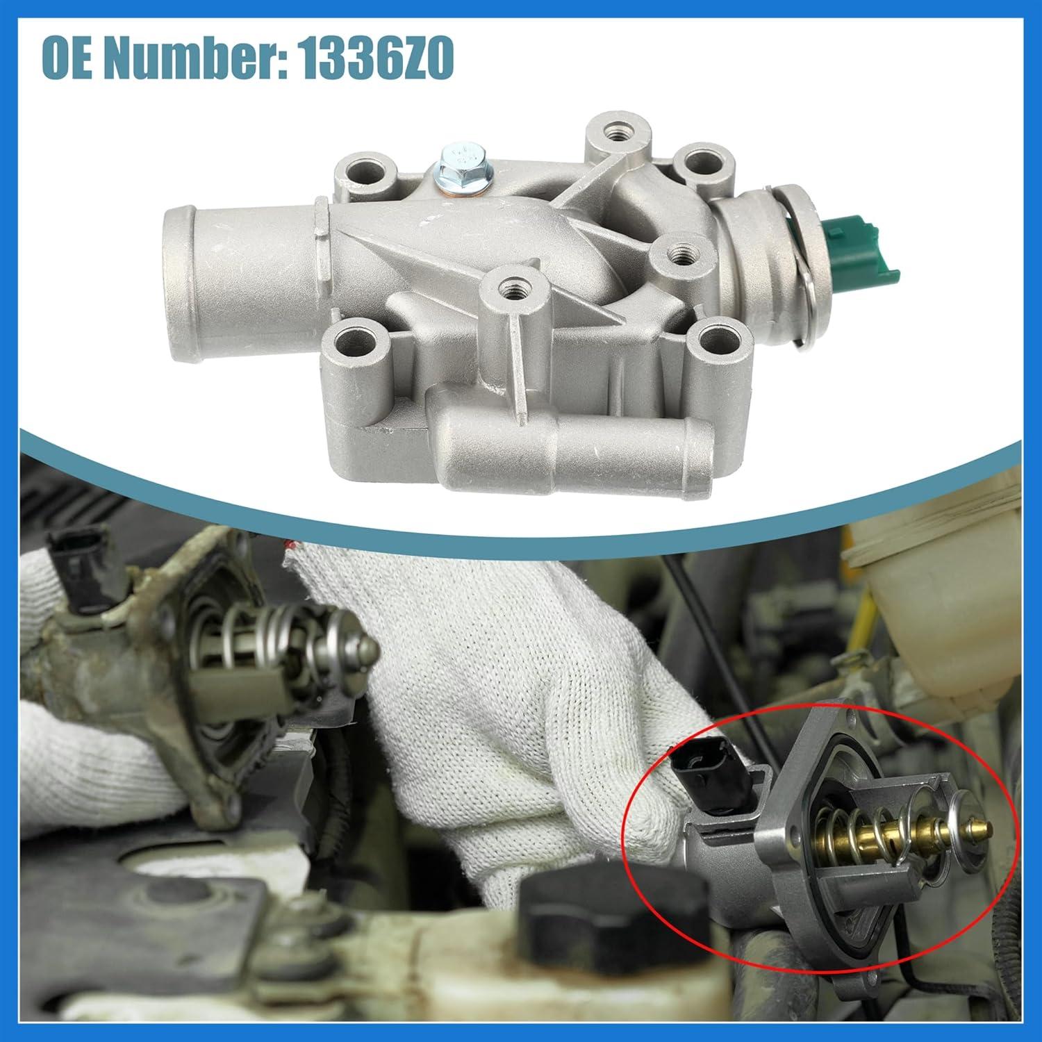 Carcasa del Termostato VekAuto para Peugeot 206 2003-2009