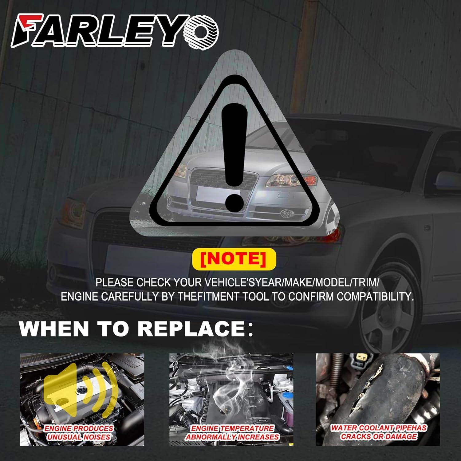 Tubería de Radiador de Refrigerante Aluminio Audi A4 A6 3.0L 3.2L