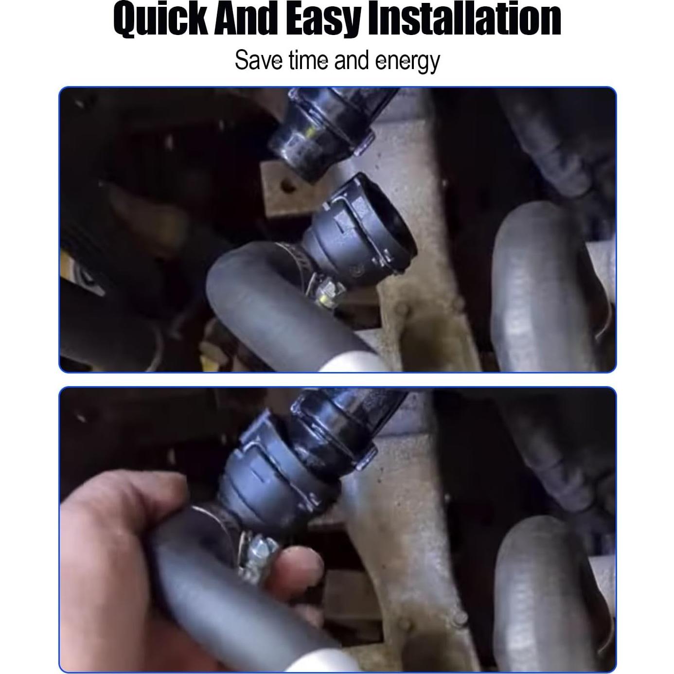 Tapa de Manguera de Refrigerante HUQUZN para BMW X1 X3 X5 3-7 Series