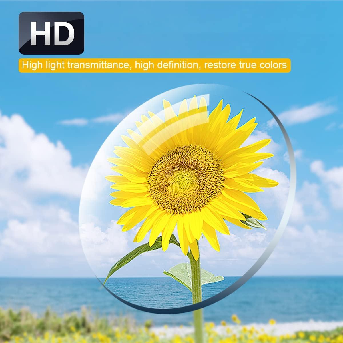 Gafas Fotoquímicas TR90 -2.25 Unisex Anti UV Negro