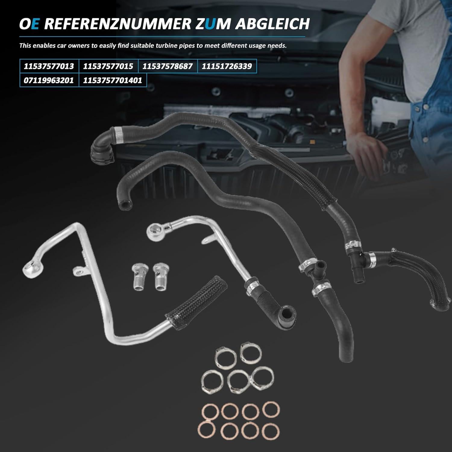 Manguera de Refrigerante MUNIK 11537577013 para BMW 2008-2018