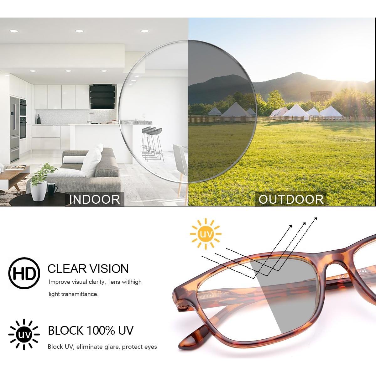 Gafas Fotoquímicas YIMI para Miopía Unisex - UV400