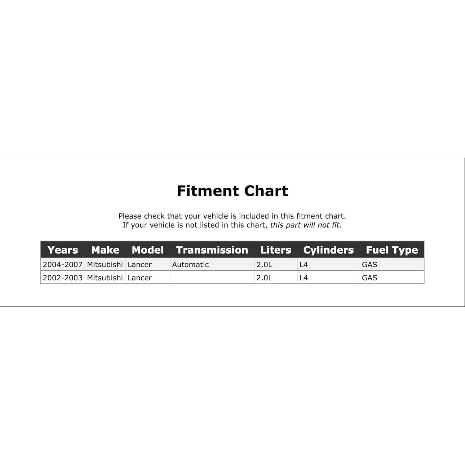 Manguera de Refrigerante Inferior PartCatalog PC-1098952 para Mitsubishi Lancer 2.0L