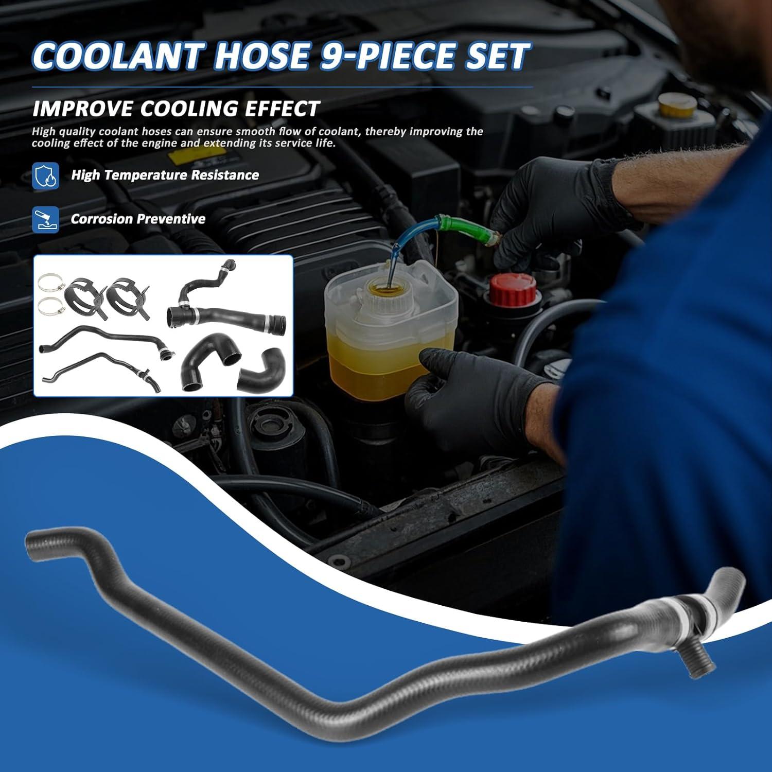 Kit de Línea de Alimentación de Aceite MUNIK 9 Piezas para BMW