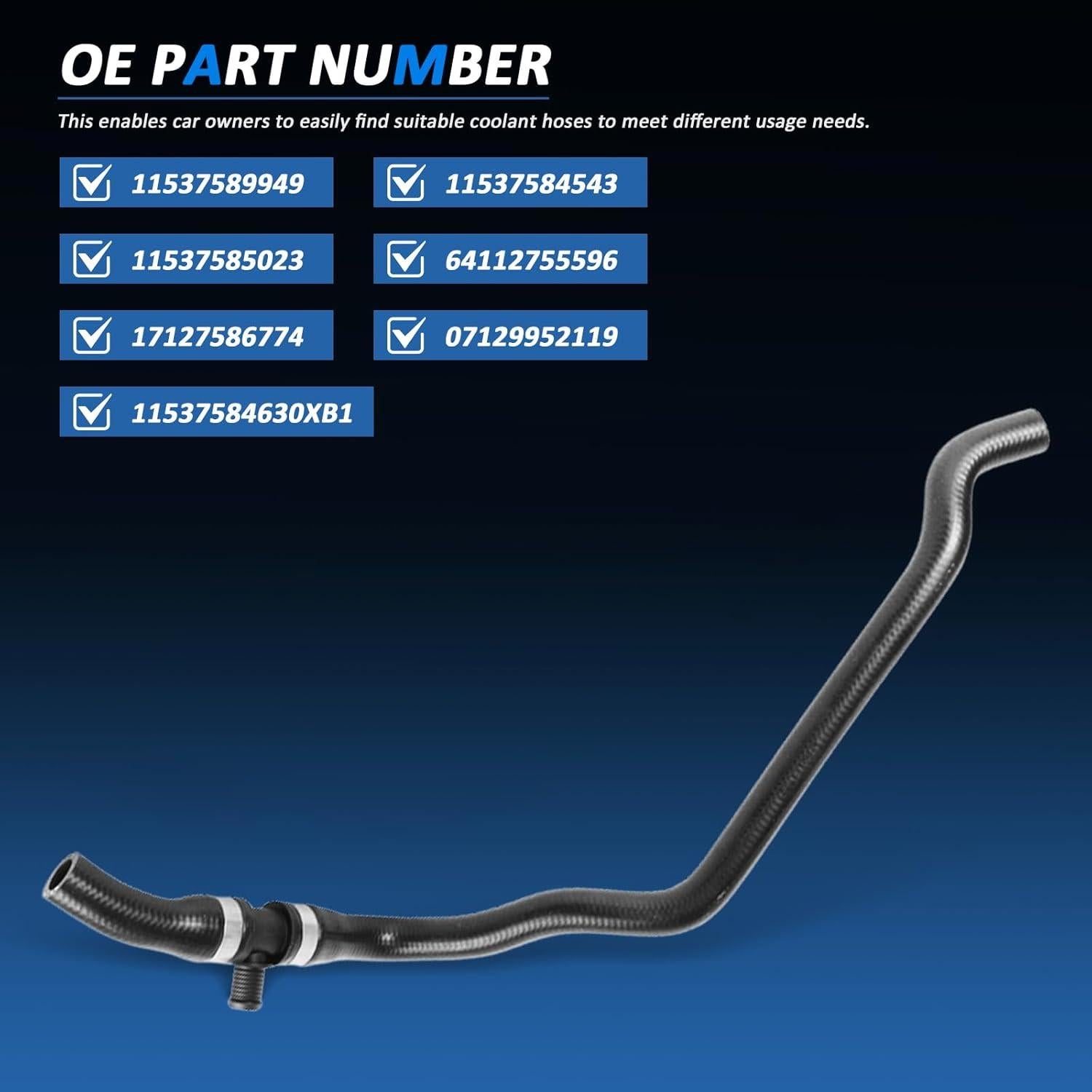 Kit de Línea de Alimentación de Aceite MUNIK 9 Piezas para BMW