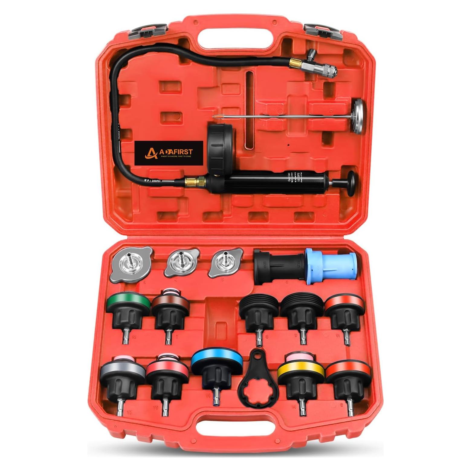 Kit de Prueba de Presión del Radiador 18PCS ADAFIRST