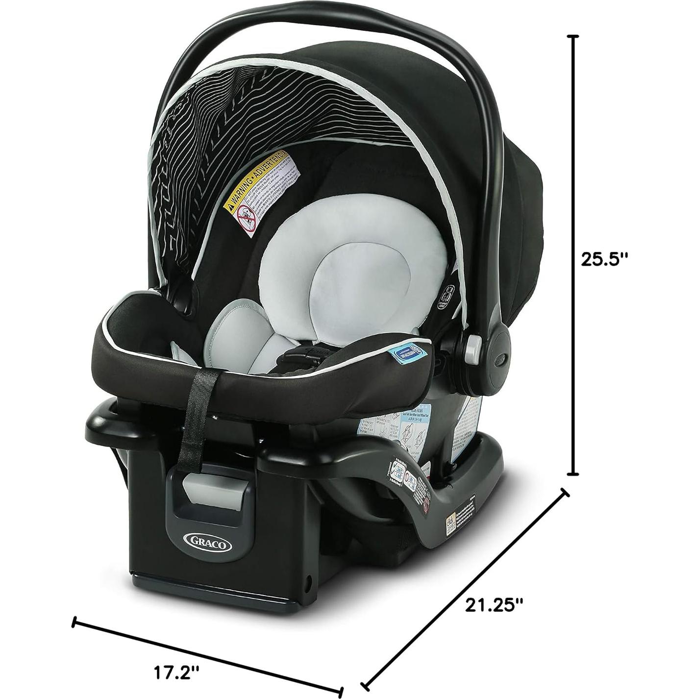 Asiento de Auto para Bebé Graco SnugRide Lite LX - 1.8 a 13.6 kg
