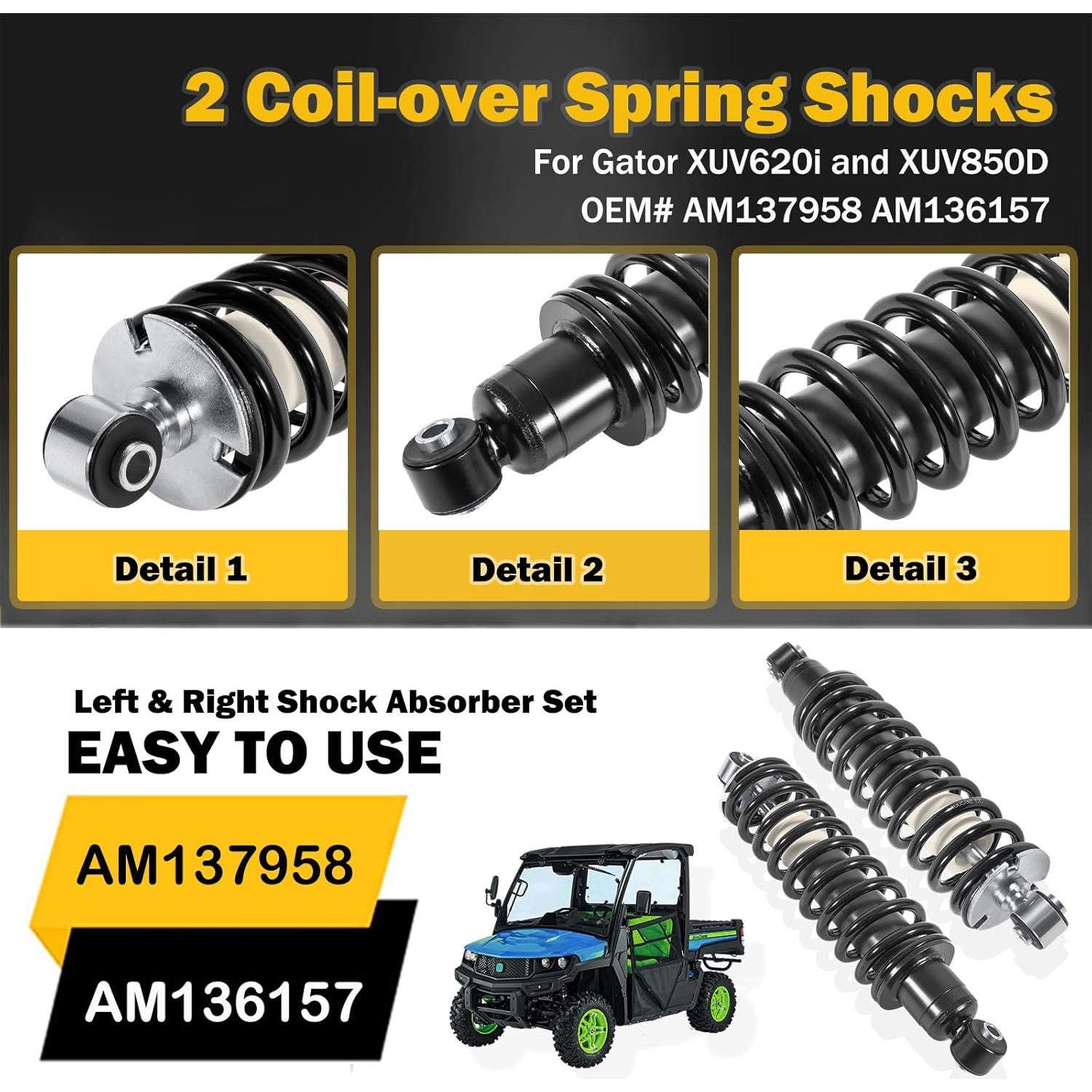 Amortiguadores Traseros E-cowlboy Coil-over para JD Gator 2007-2010