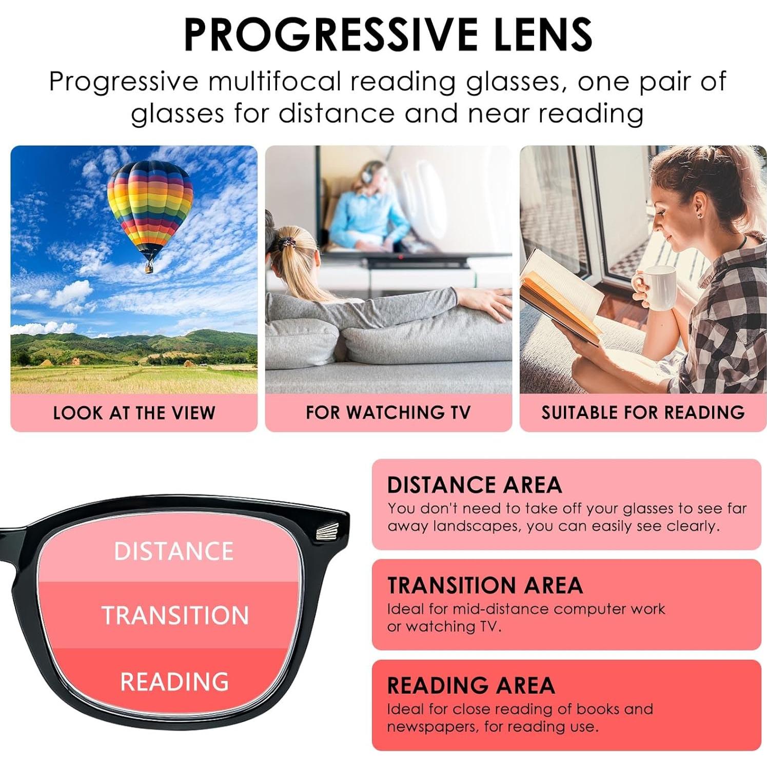 Gafas de sol bifocales UV400 para mujeres - 2 paquetes