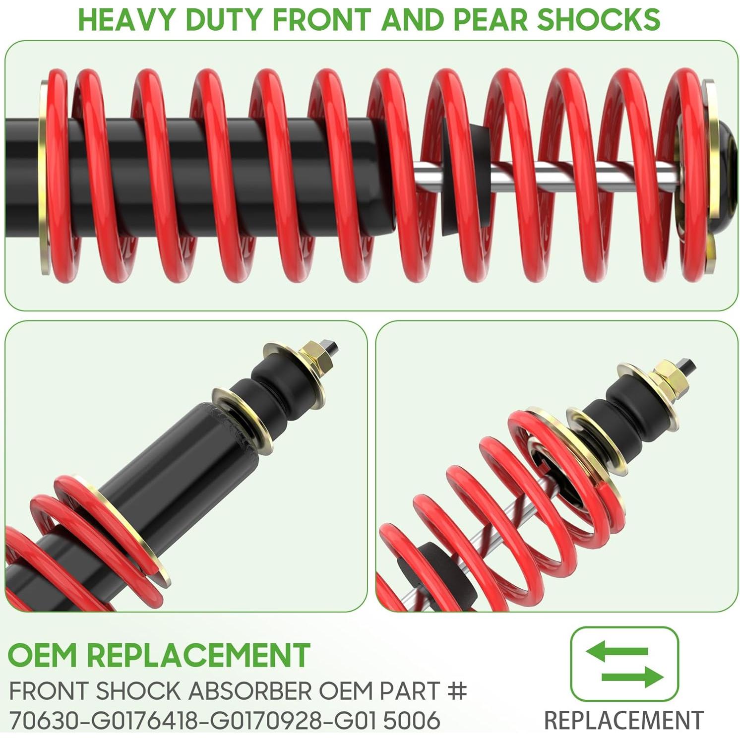 Amortiguadores de Carro de Golf 10L0L Delanteros y Traseros
