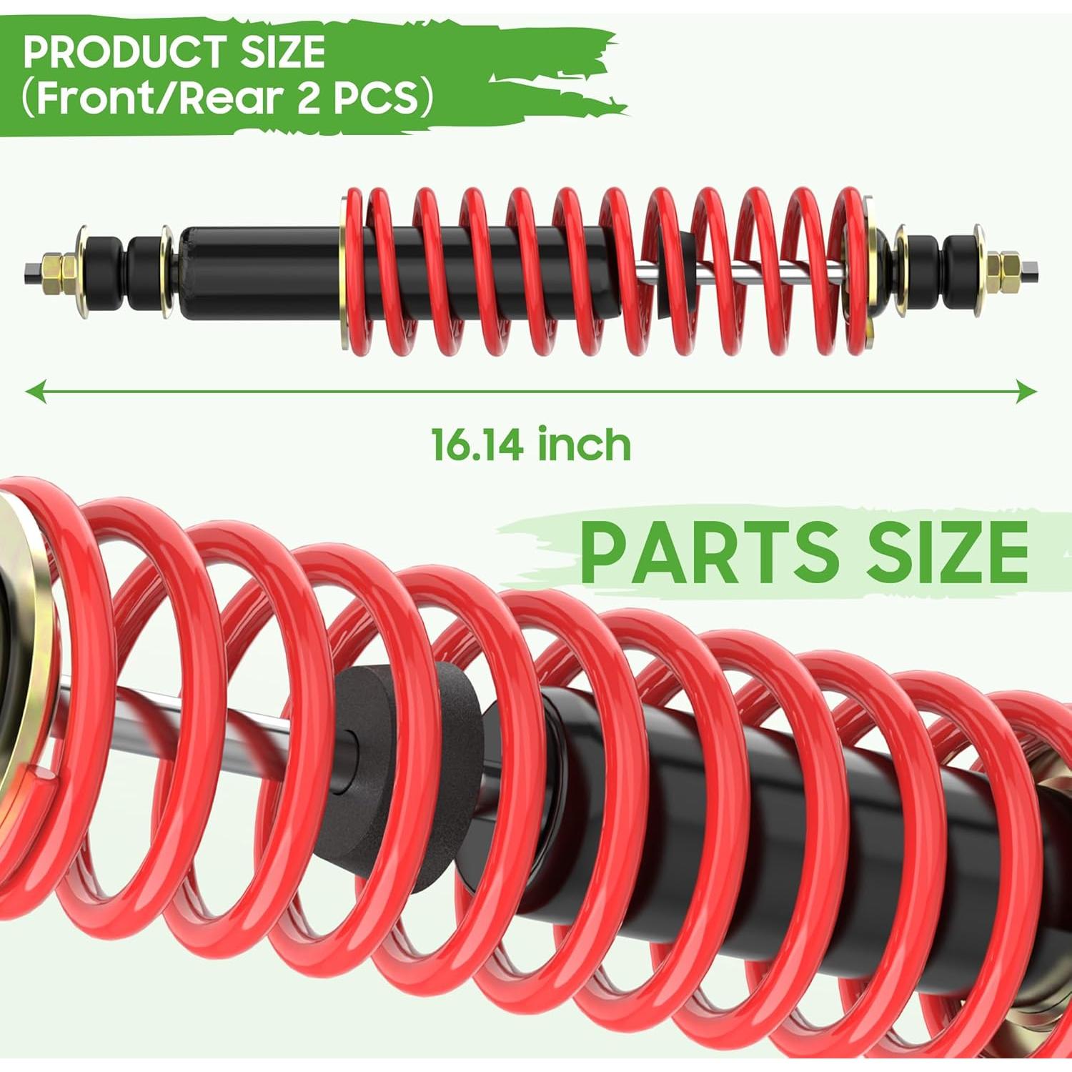 Amortiguadores de Carro de Golf 10L0L Delanteros y Traseros
