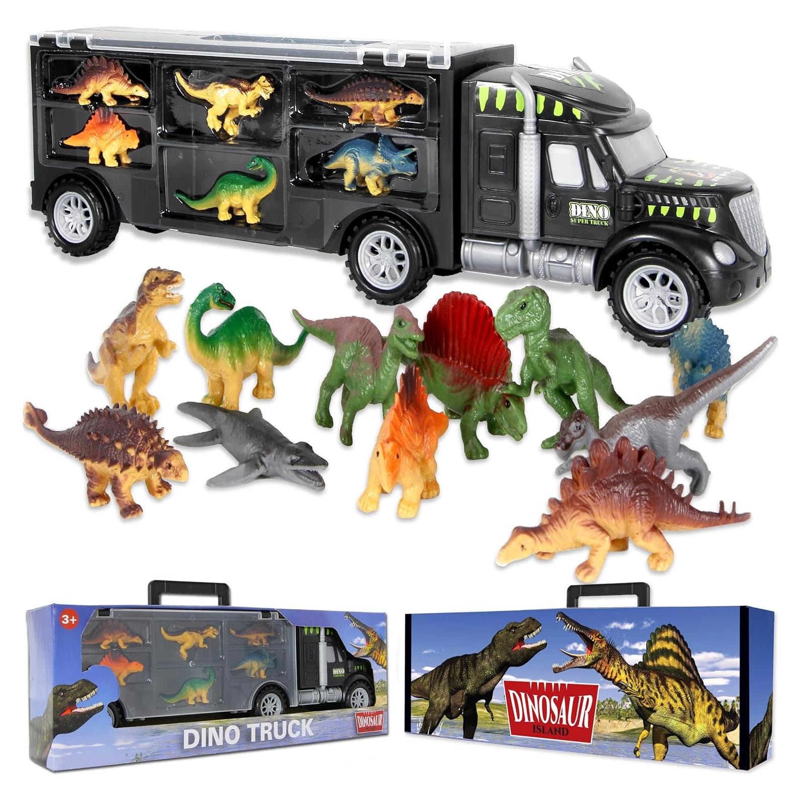 Transportador de Dinosaurios MOBIUS con 12 Figuras