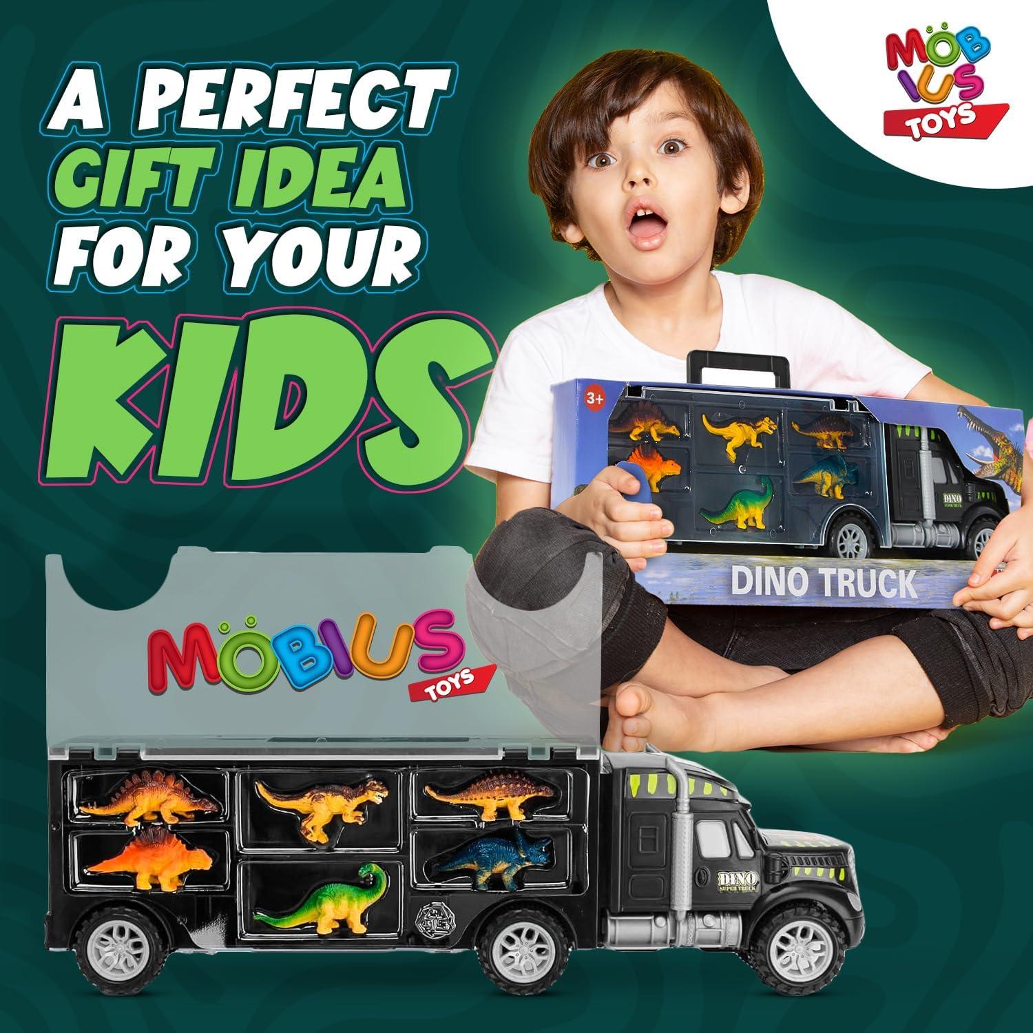 Transportador de Dinosaurios MOBIUS con 12 Figuras