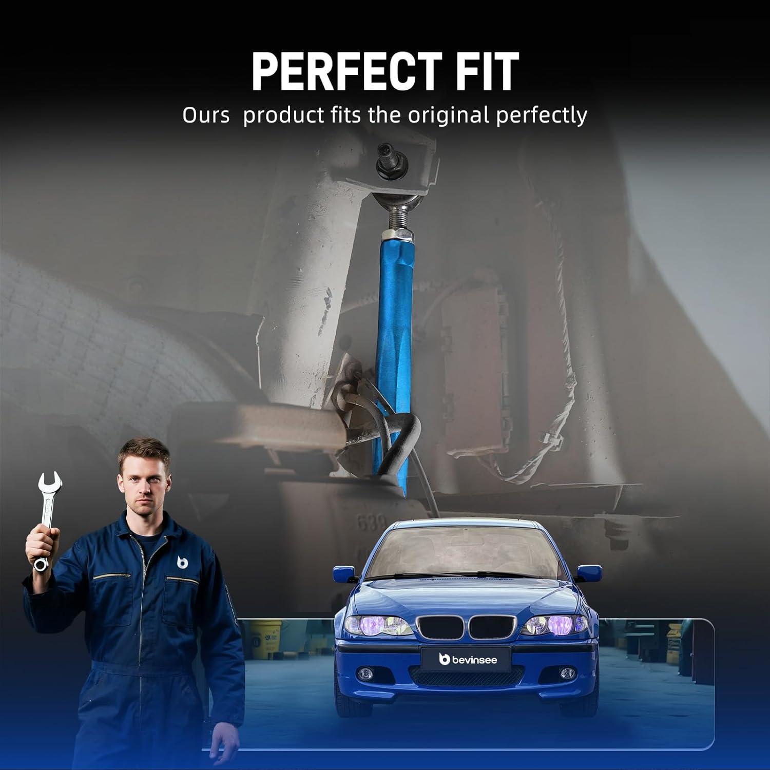 Kit de enlace de barra estabilizadora Bevinsee azul ajustable 245-310mm