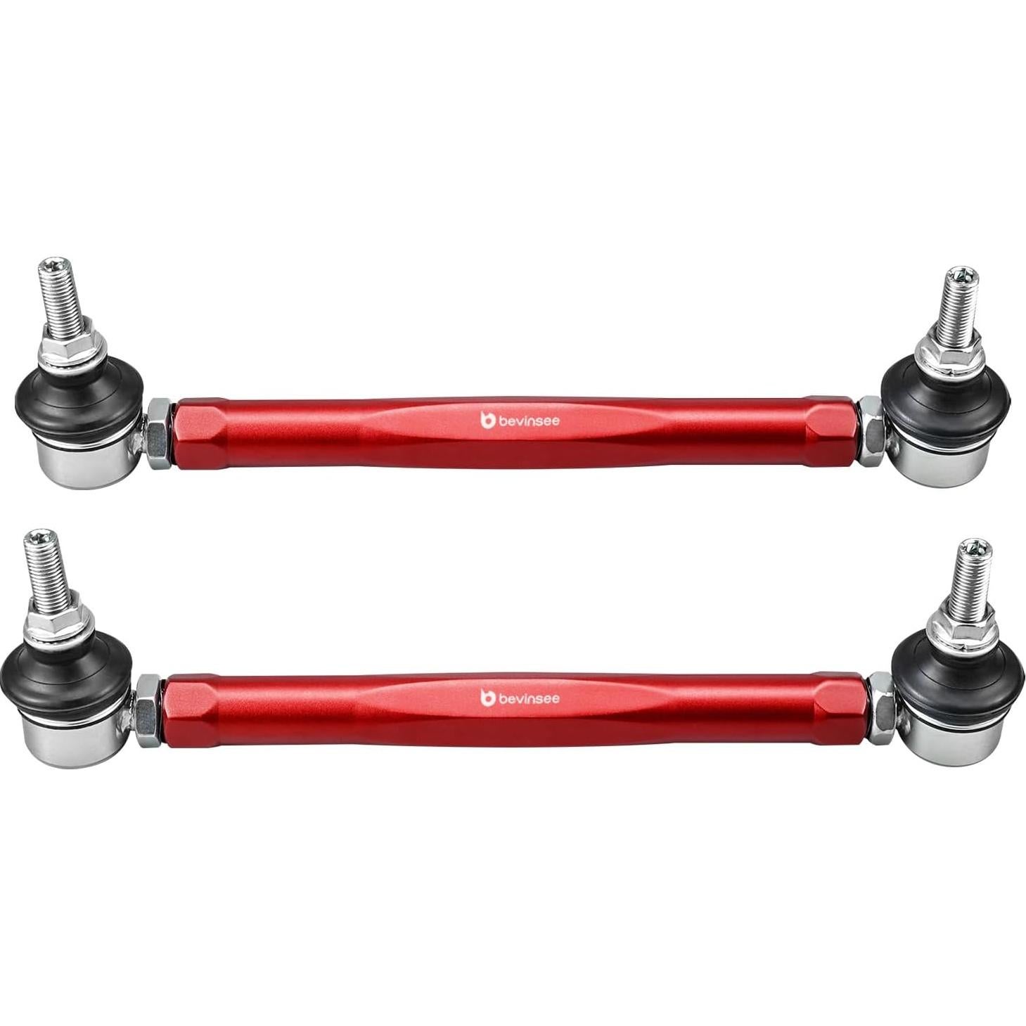 Kit de suspensión ajustable Bevinsee para BMW E46/Z4, aluminio rojo