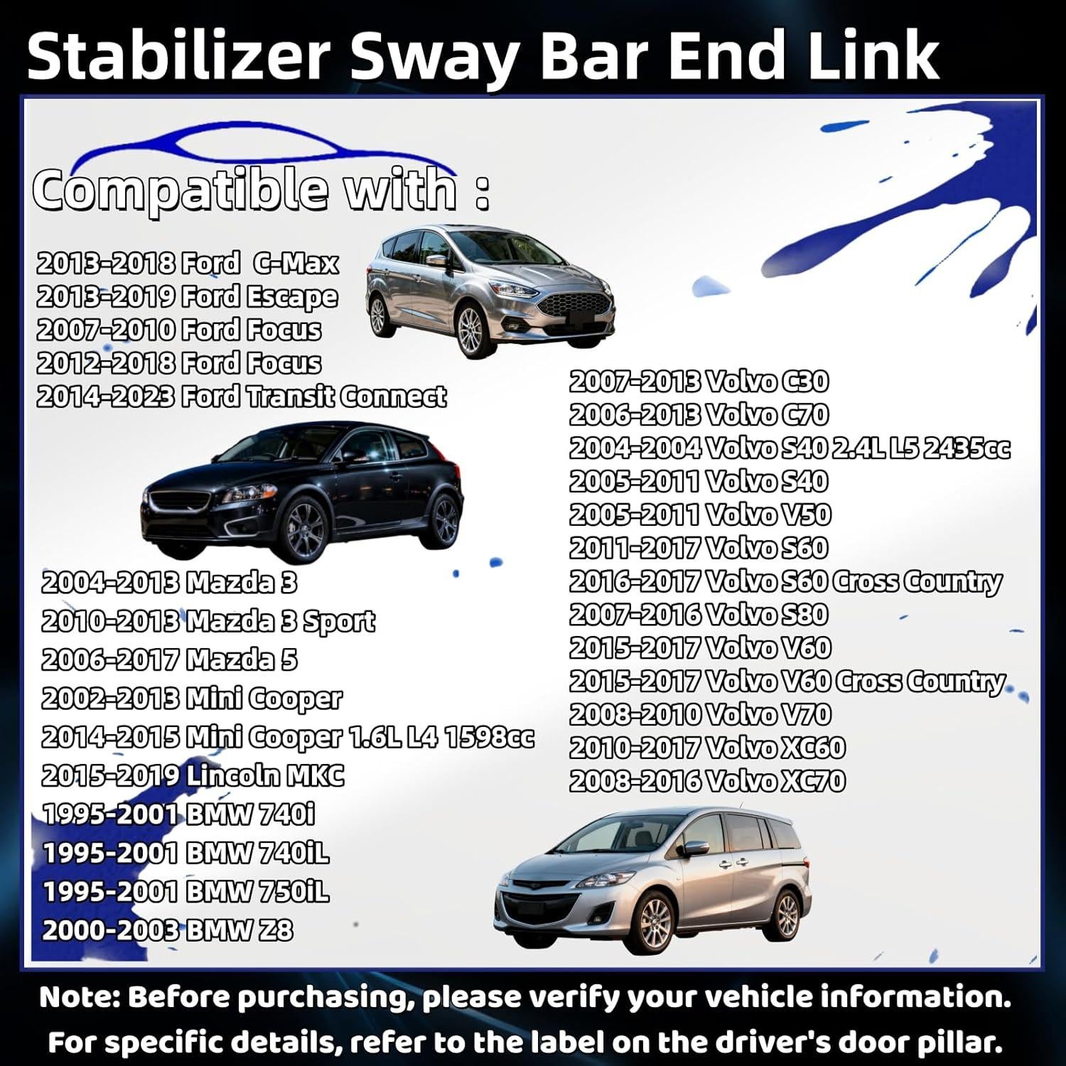 Kit de Enlace de Barra Estabilizadora Delantera MOAR K80880