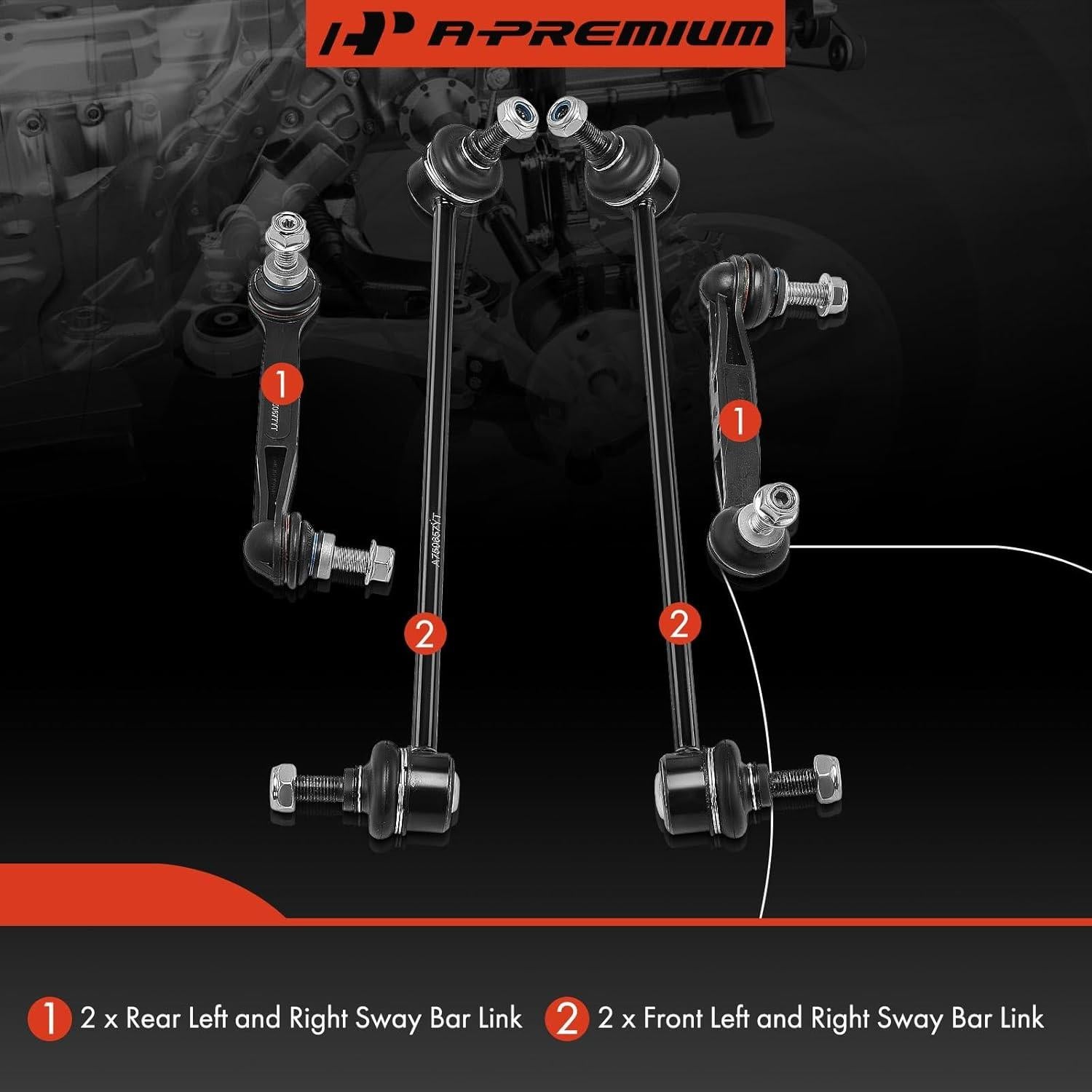 Conjunto A-Premium de 4 Enlaces Estabilizadores BMW 320i 328i