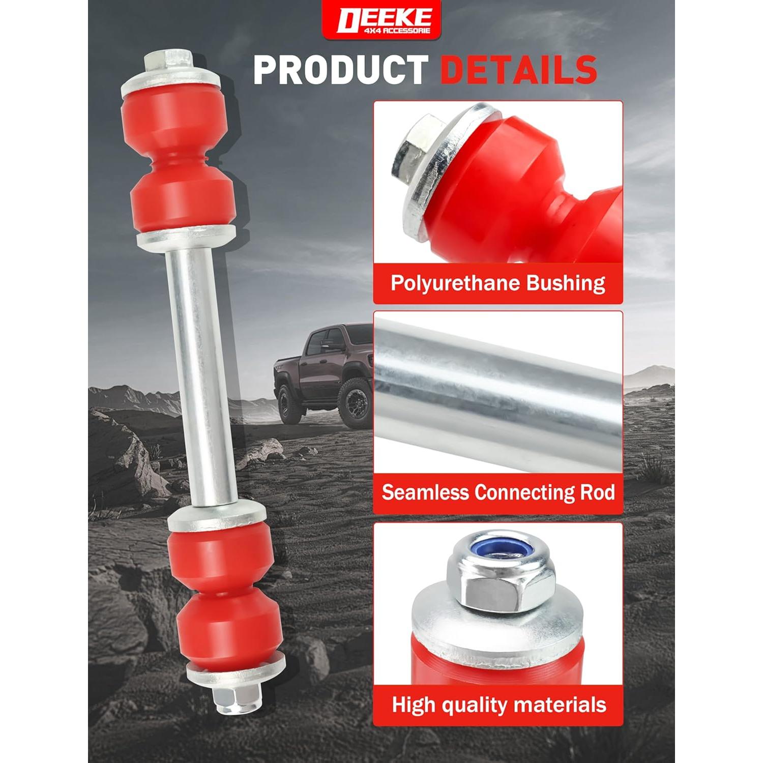 Enlaces de Barra Estabilizadora Delantera DEEKE K8772 para Ford