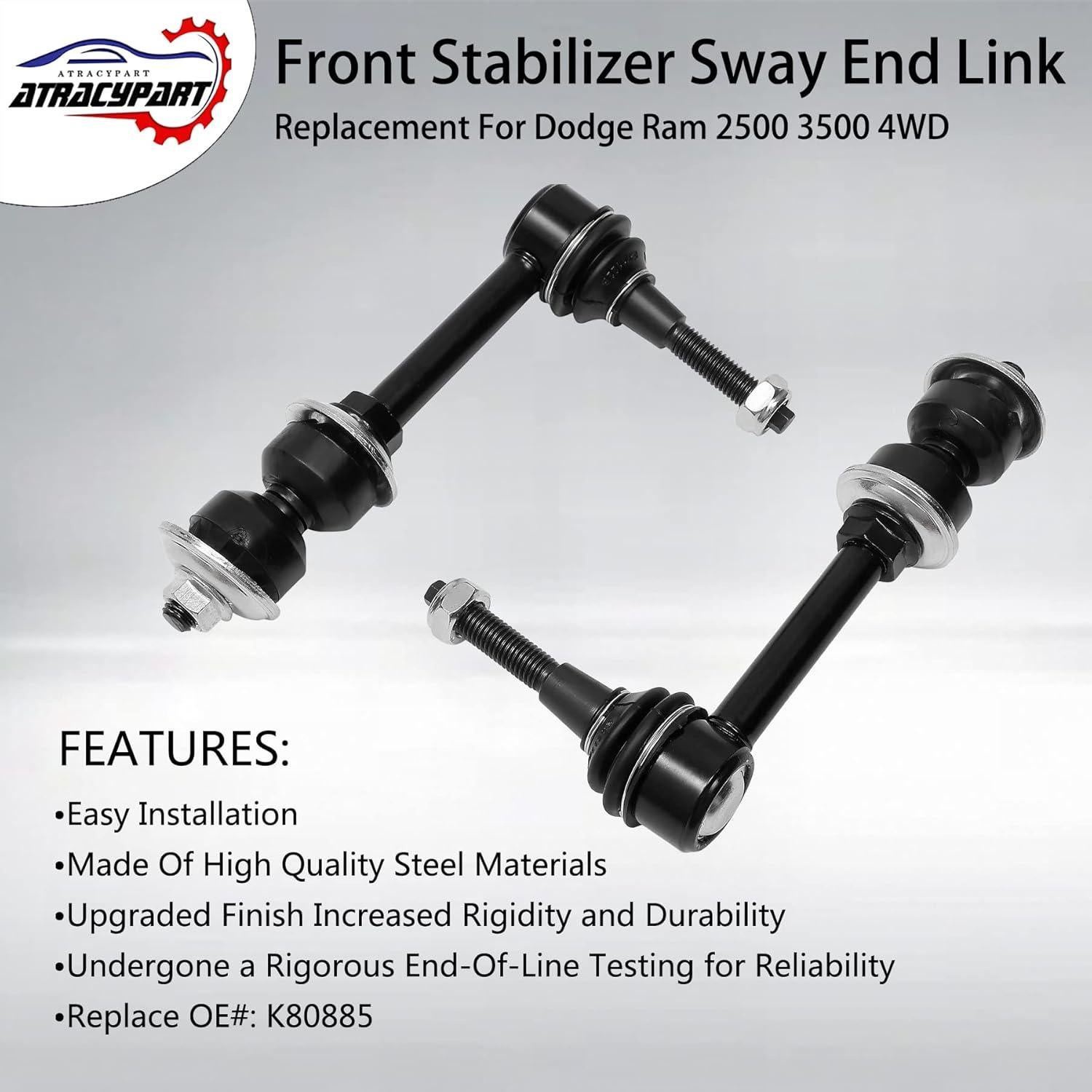Enlace de Estabilizador de Barra de Torsión Delantera Dodge Ram 2500 3500 2003-2005