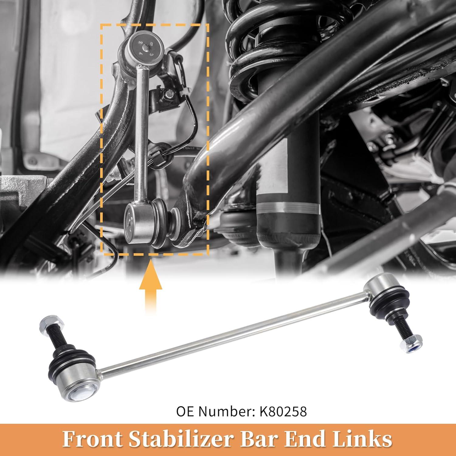 Enlaces de Barra Estabilizadora Delantera X AUTOHAUX para Mitsubishi