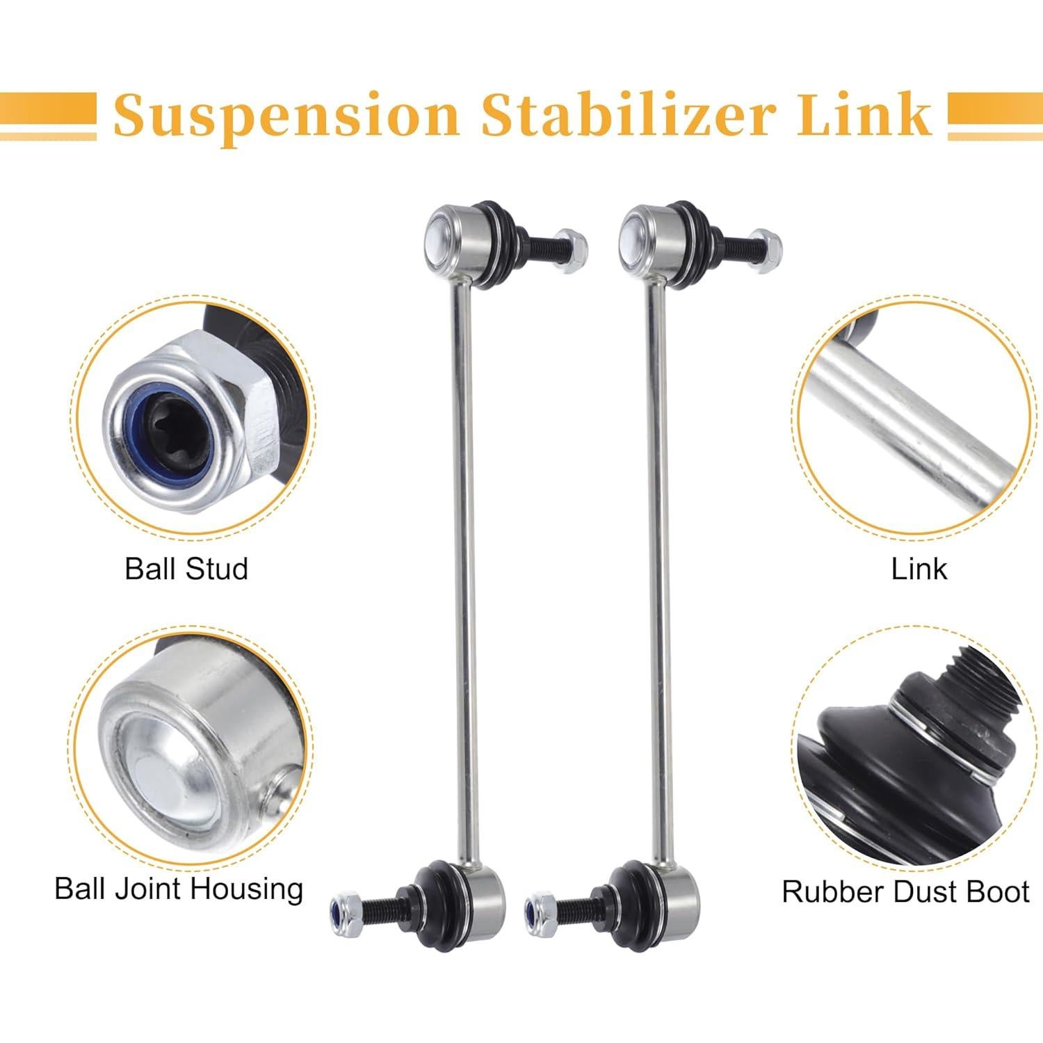Enlaces de Barra Estabilizadora Delantera X AUTOHAUX para Mitsubishi