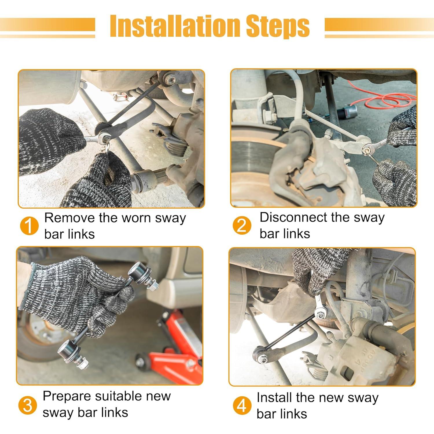 Enlaces de Barra Estabilizadora Delantera X AUTOHAUX para Honda