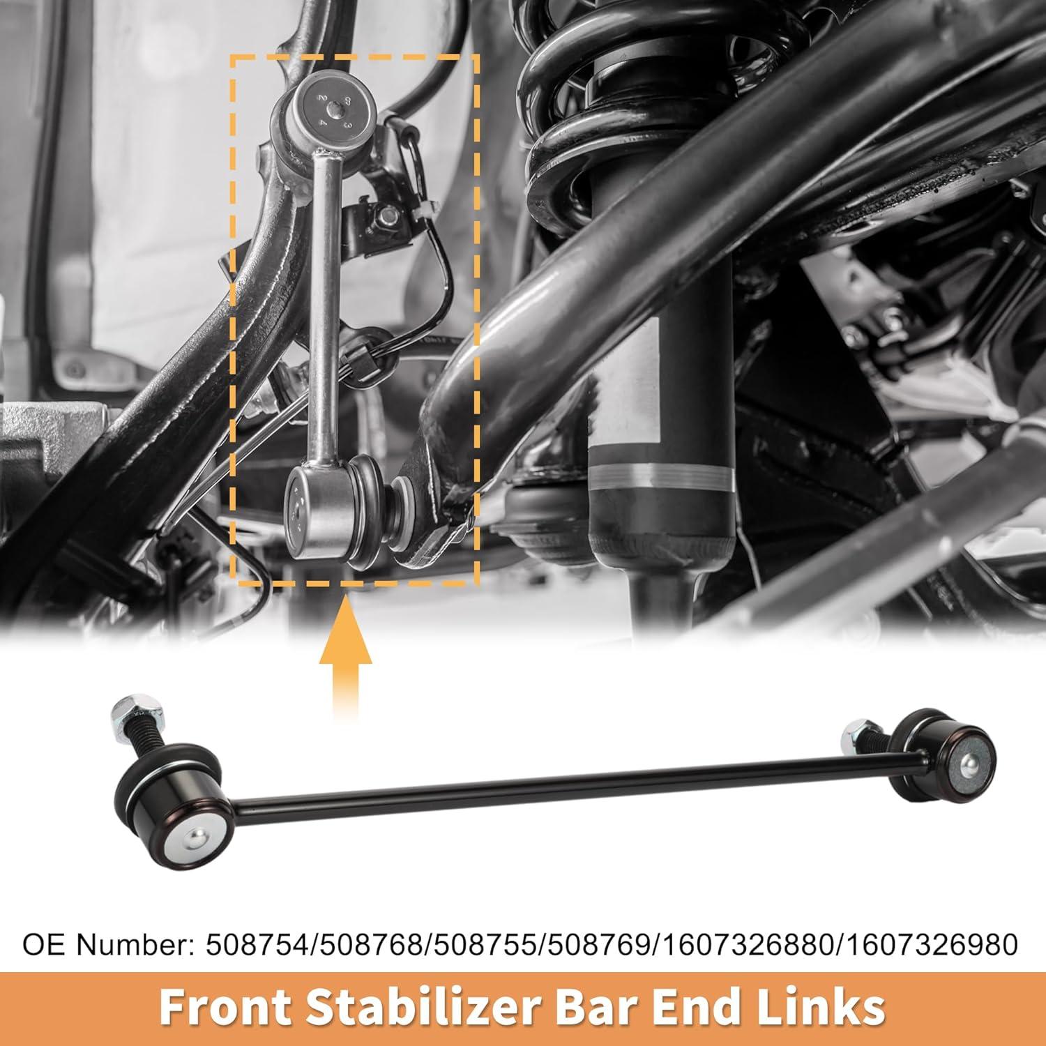 Enlaces de Barra Estabilizadora Delantera X AUTOHAUX para Peugeot y Citroen