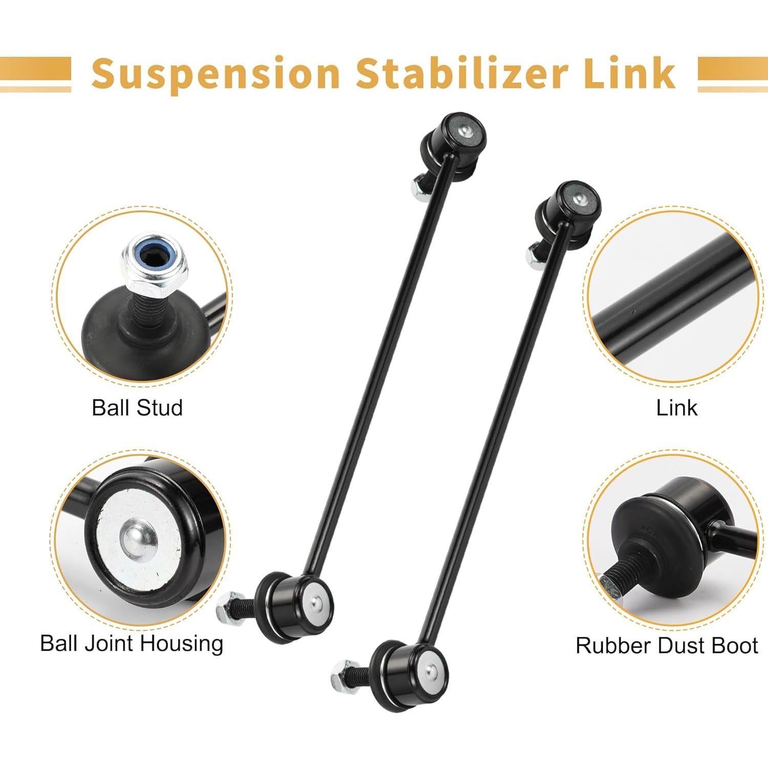 Enlaces de Barra Estabilizadora Delantera X AUTOHAUX para Peugeot y Citroen