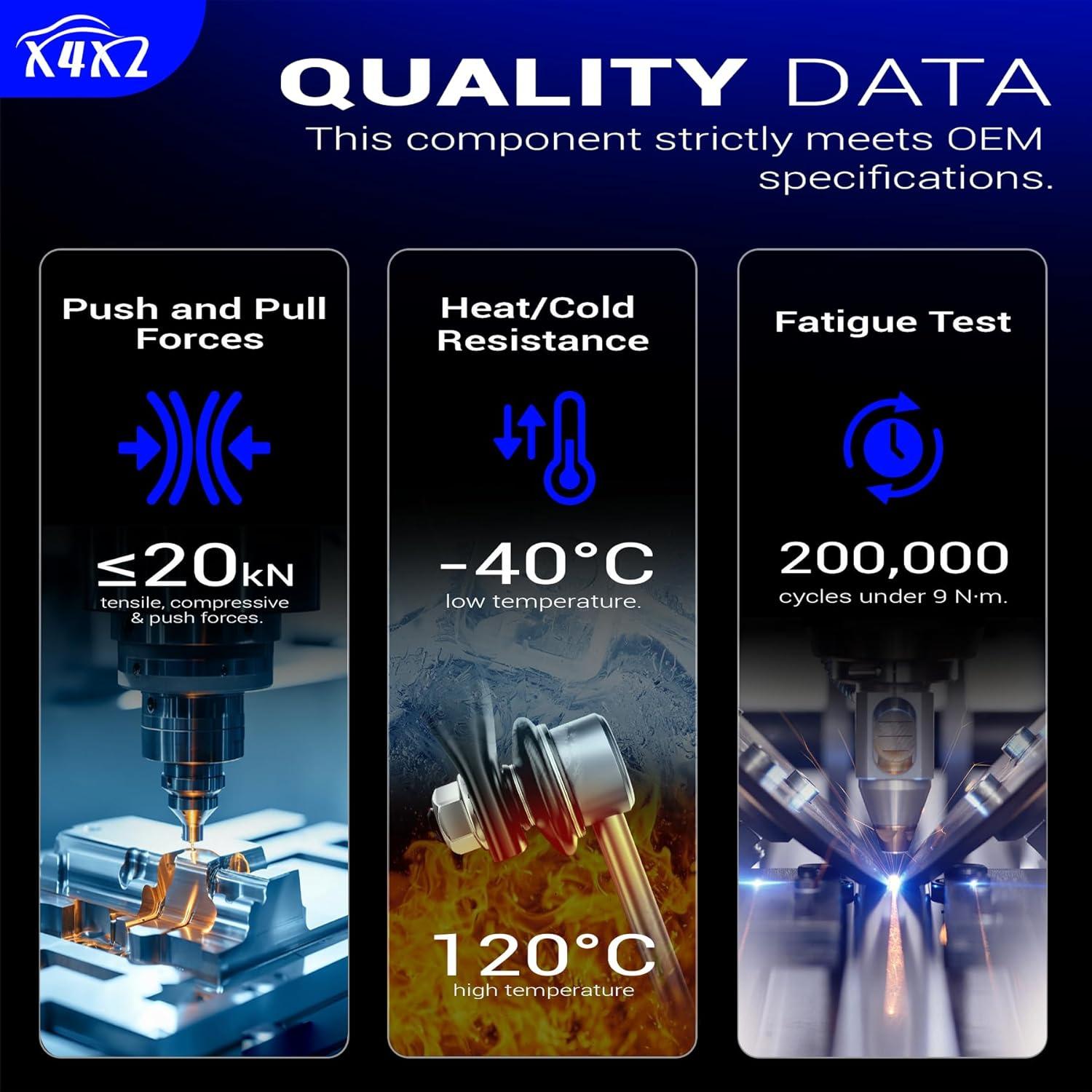 Enlace de Barra Estabilizadora Delantera X4XZ K750574 para Toyota Sienna 2011-2020