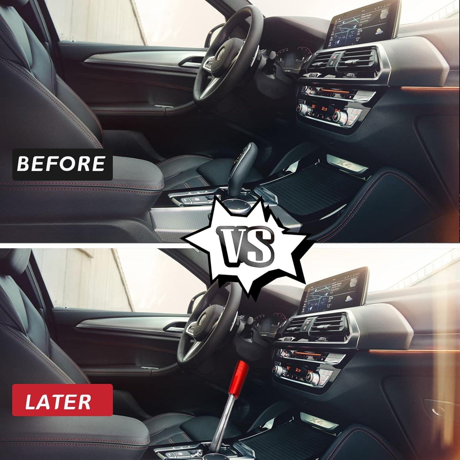 Palanca de Cambio Corto Ajustable GSTP Rojo 178mm para BMW