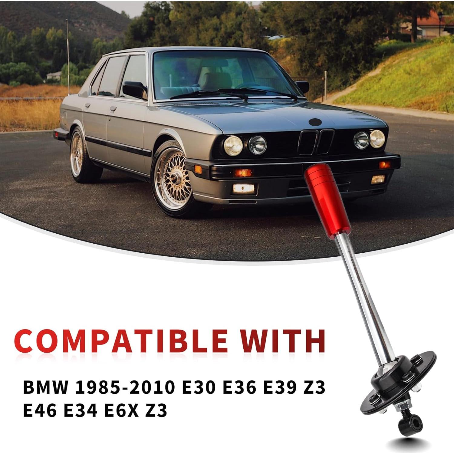 Palanca de Cambio Corto Ajustable GSTP Rojo 178mm para BMW