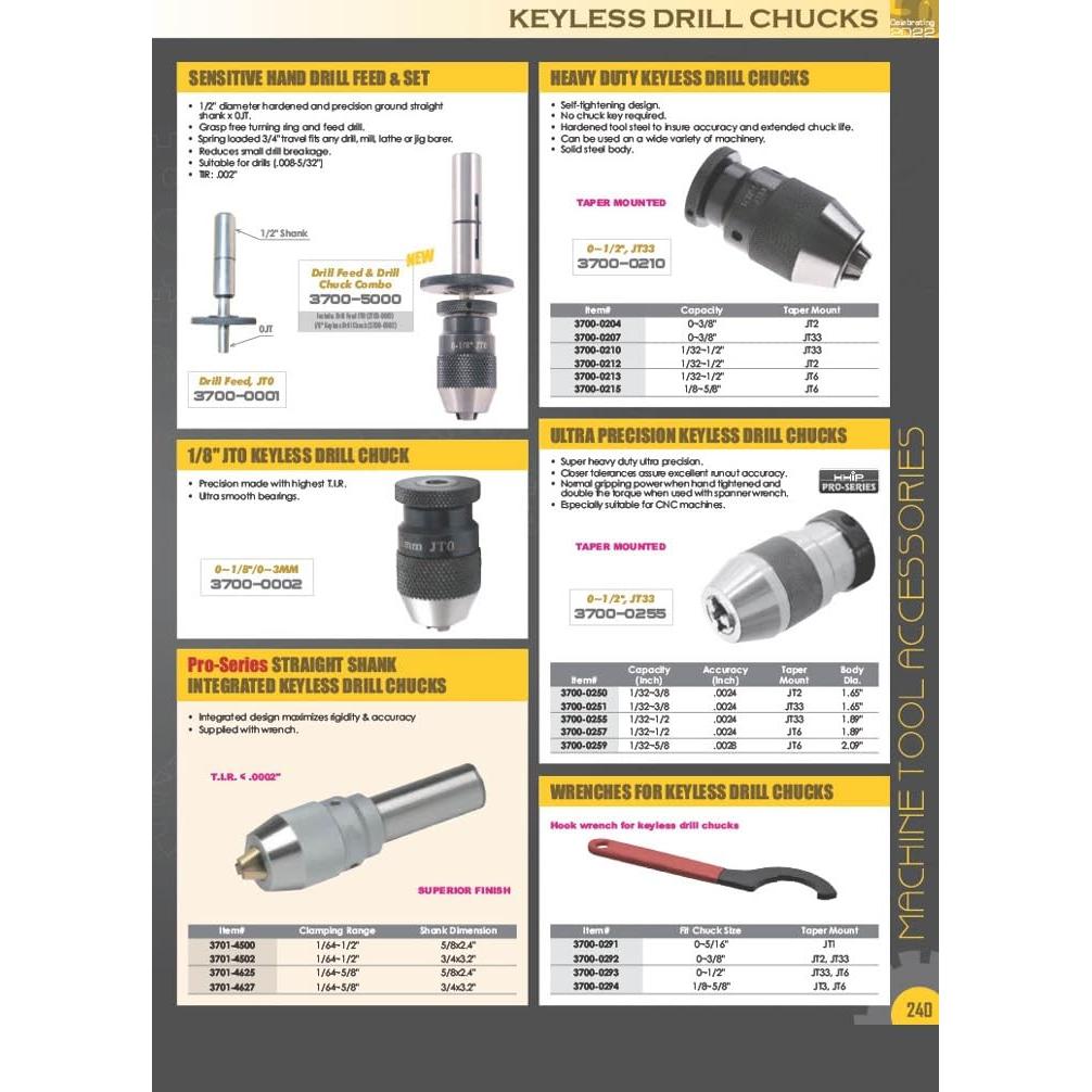 Juego de Llaves de Deriva HHIP 4 Piezas MT1 a MT6