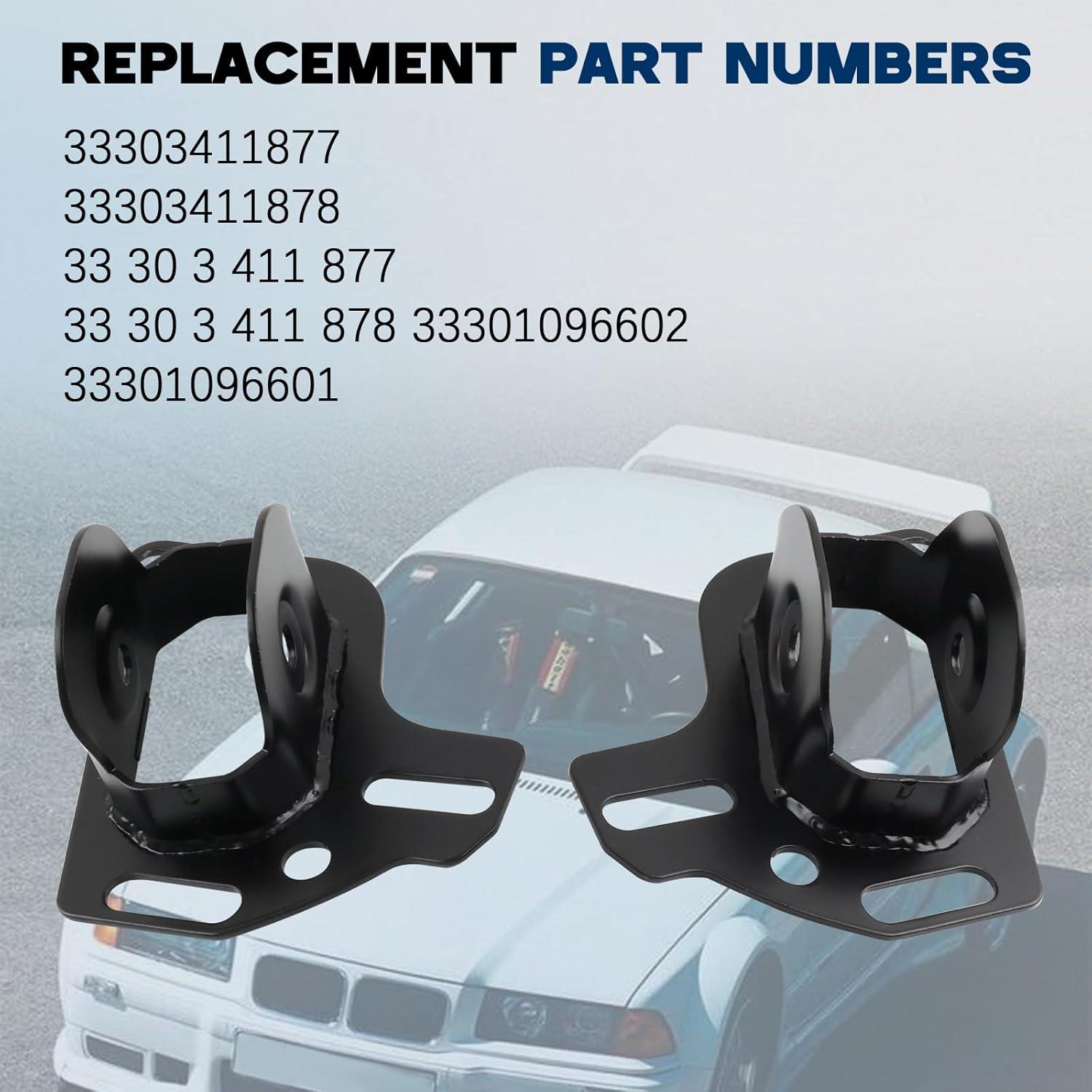 Soportes de Brazo de Arrastre Ajustables Anwenchapey ENM046-BK para BMW