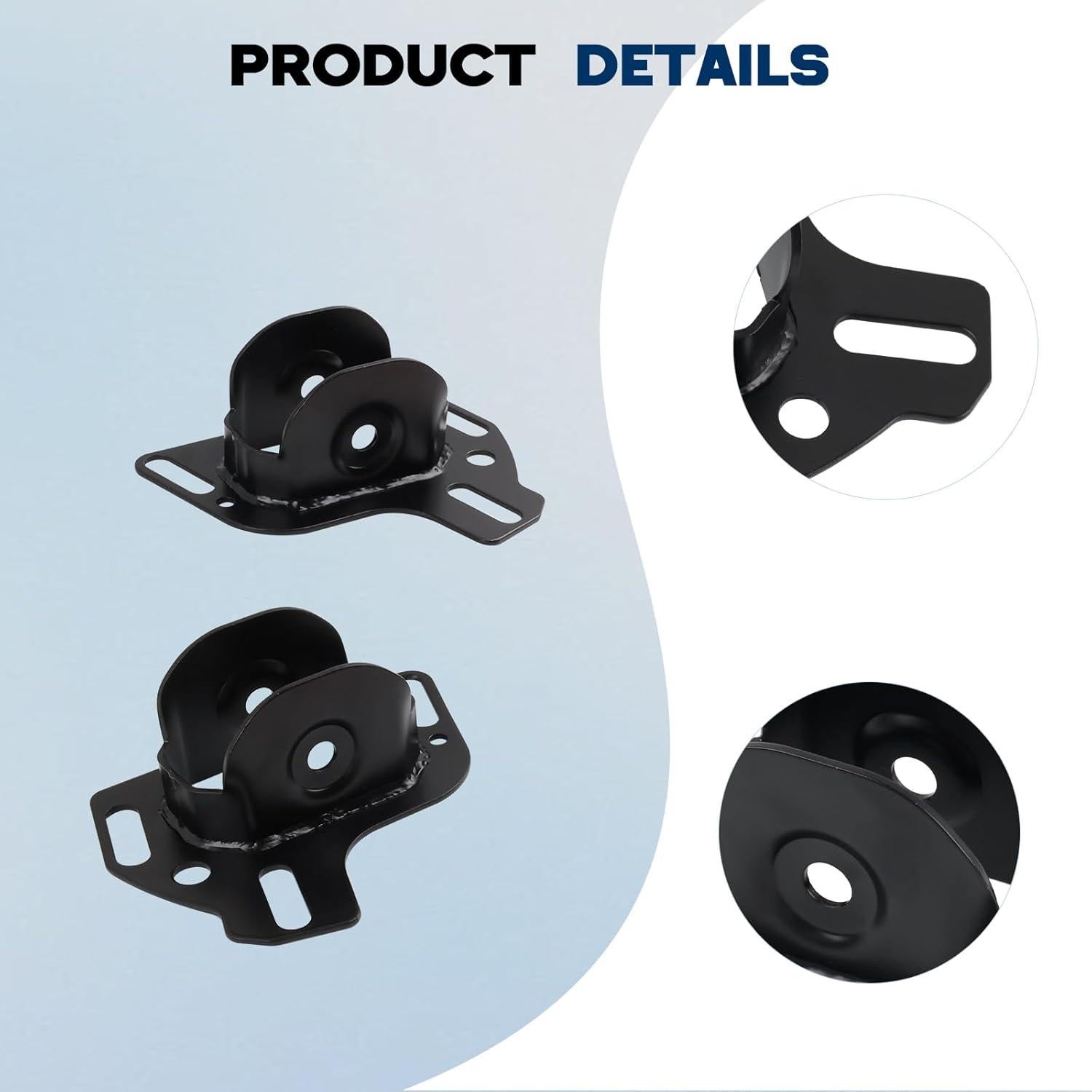 Soportes de Brazo de Arrastre Ajustables Anwenchapey ENM046-BK para BMW