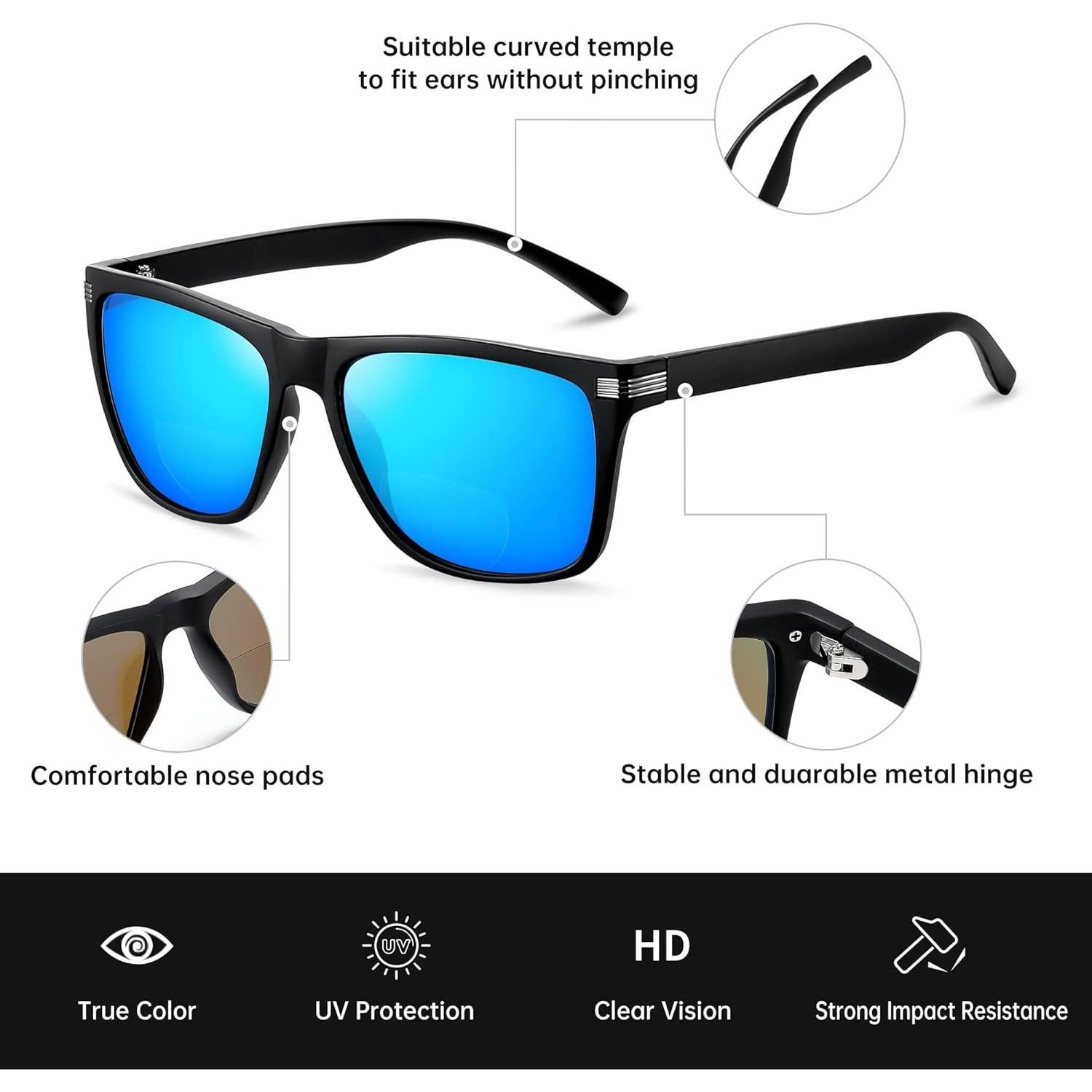 Gafas de Sol Bifocal Eyeguard SR-2201 2 Pairs UV400