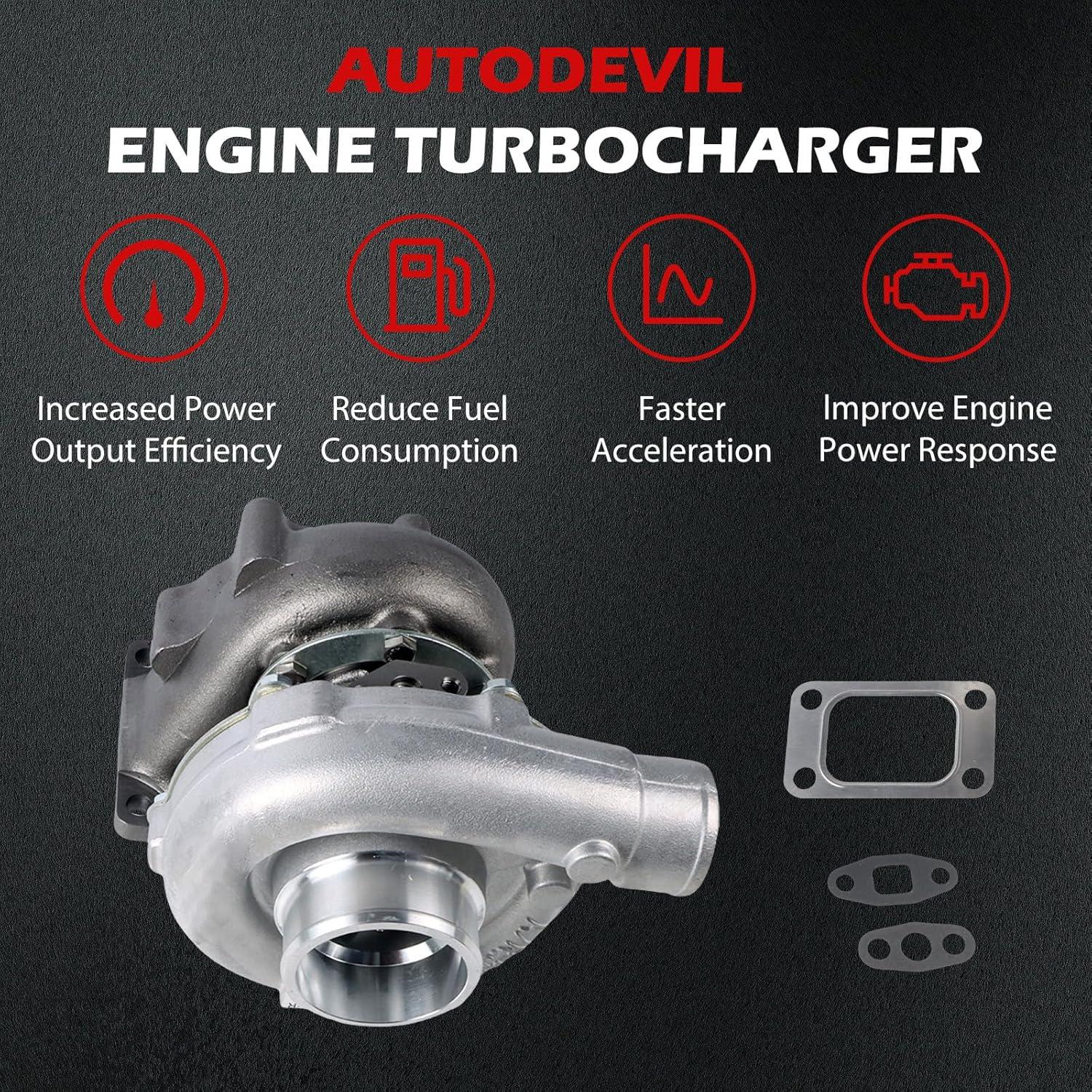 Turbo Turboalimentador Autodevil T3/T4 400HP 1.5L-2.5L