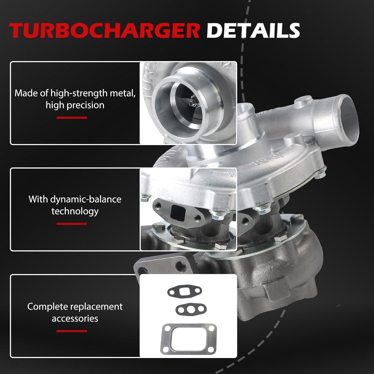 Turbo Turboalimentador Autodevil T3/T4 400HP 1.5L-2.5L