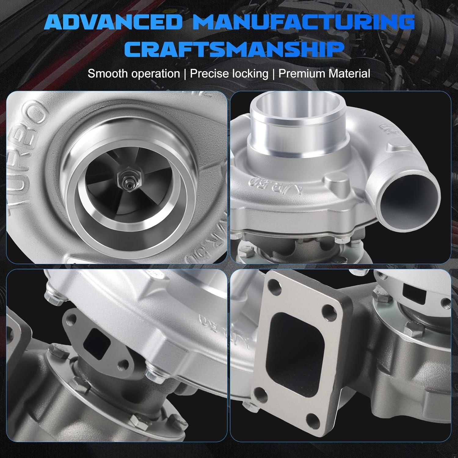 Turboalimentador Universal YOMALL T3 T4 T04E 400HP 1.5L-2.5L